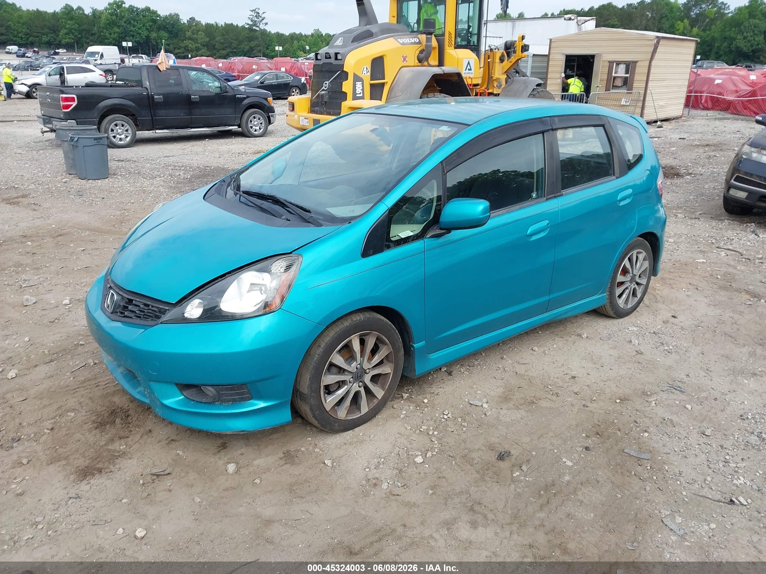 2012 Honda Fit Sport Blue vin: JHMGE8H51CC011086