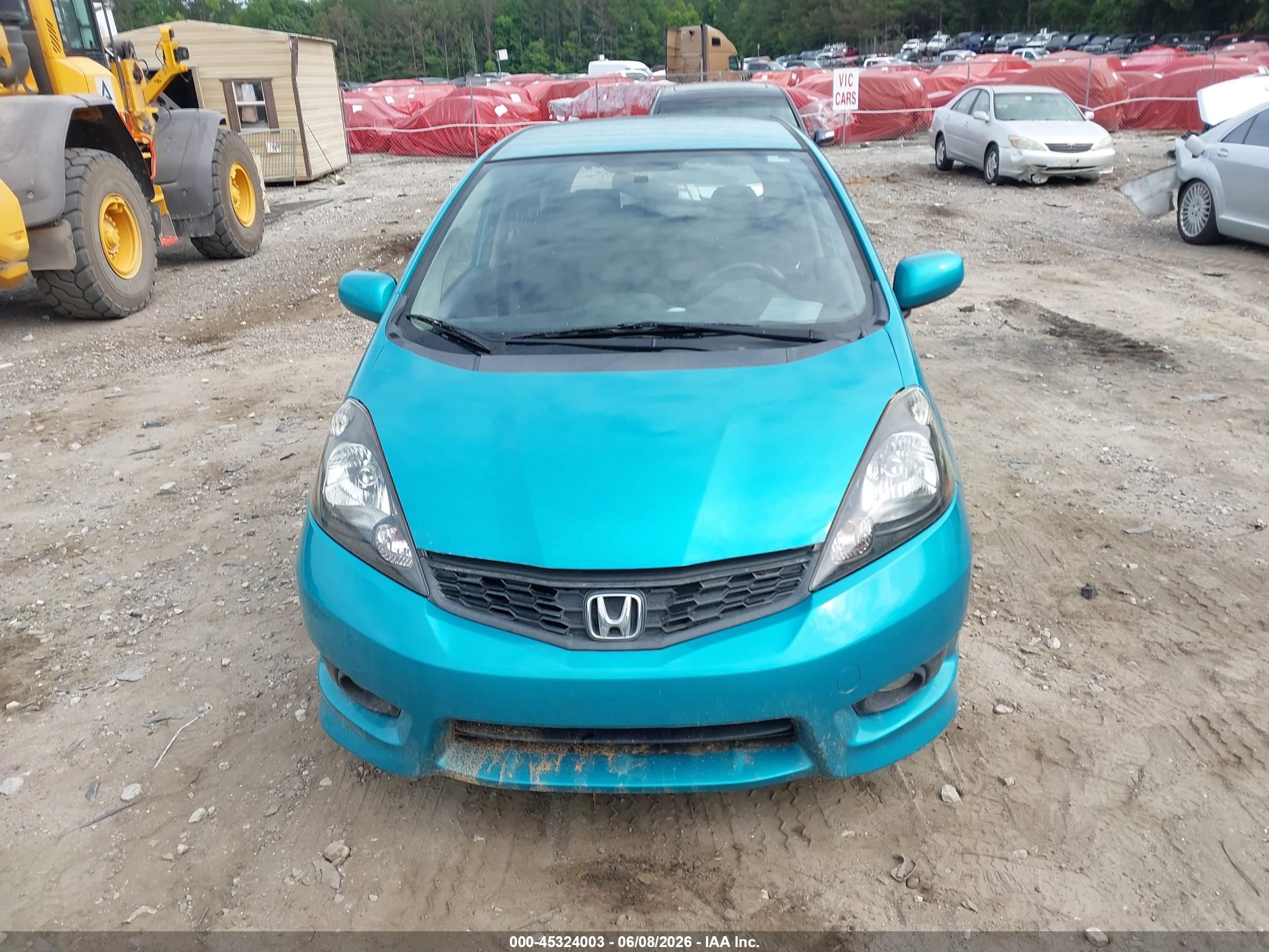 2012 Honda Fit Sport Blue vin: JHMGE8H51CC011086