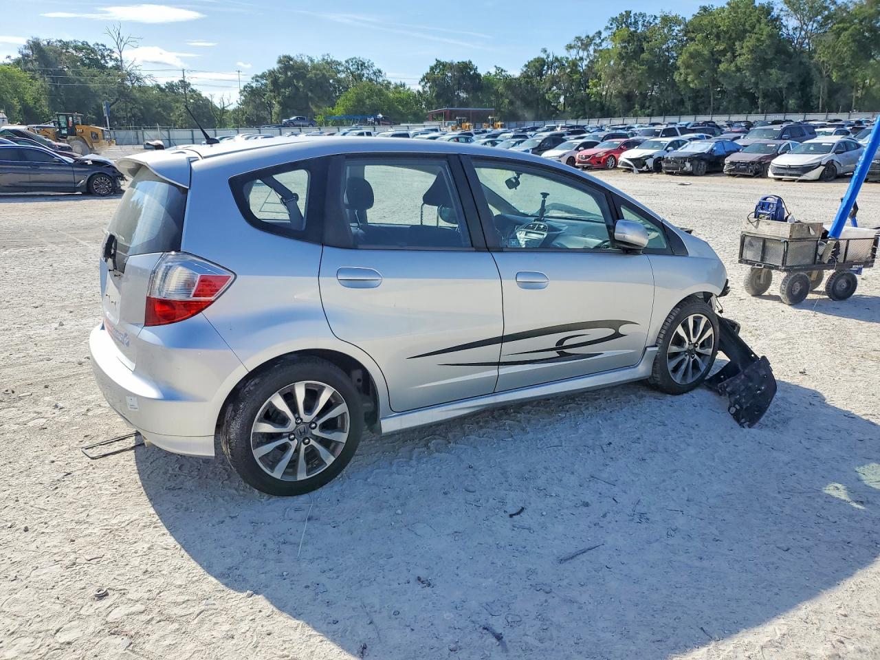 2012 Honda Fit Sport Silver vin: JHMGE8H51CC011654