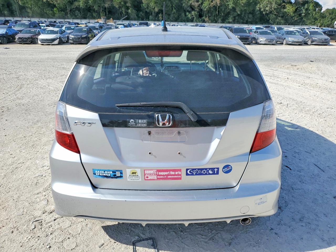 2012 Honda Fit Sport Silver vin: JHMGE8H51CC011654