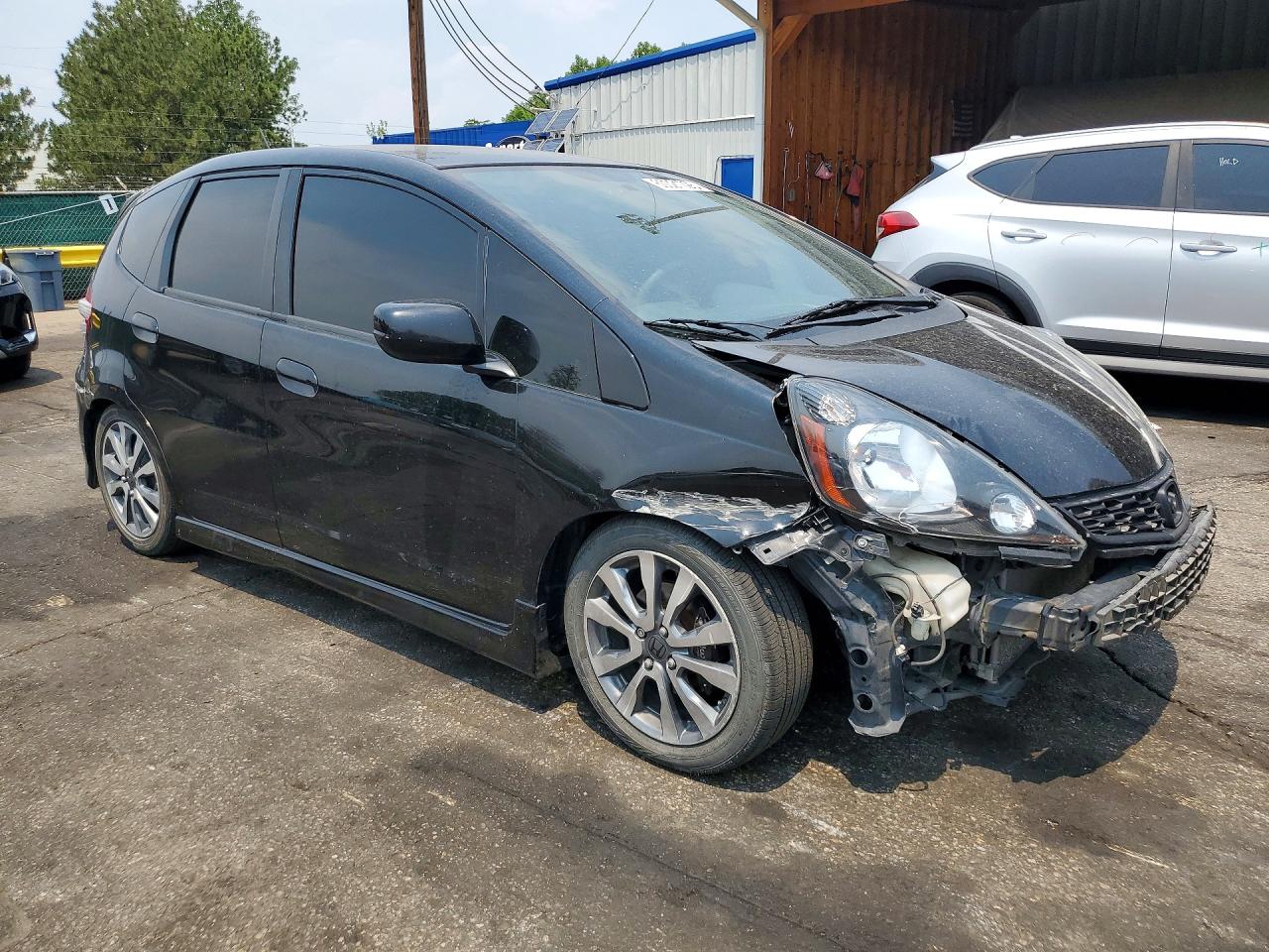 2012 Honda Fit Sport Black vin: JHMGE8H51CC011864