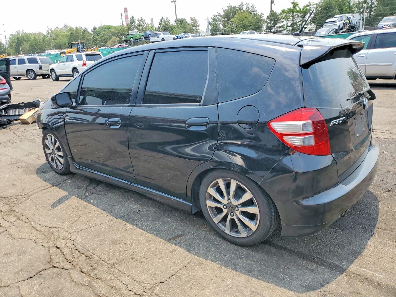 2012 Honda Fit Sport Black vin: JHMGE8H51CC011864