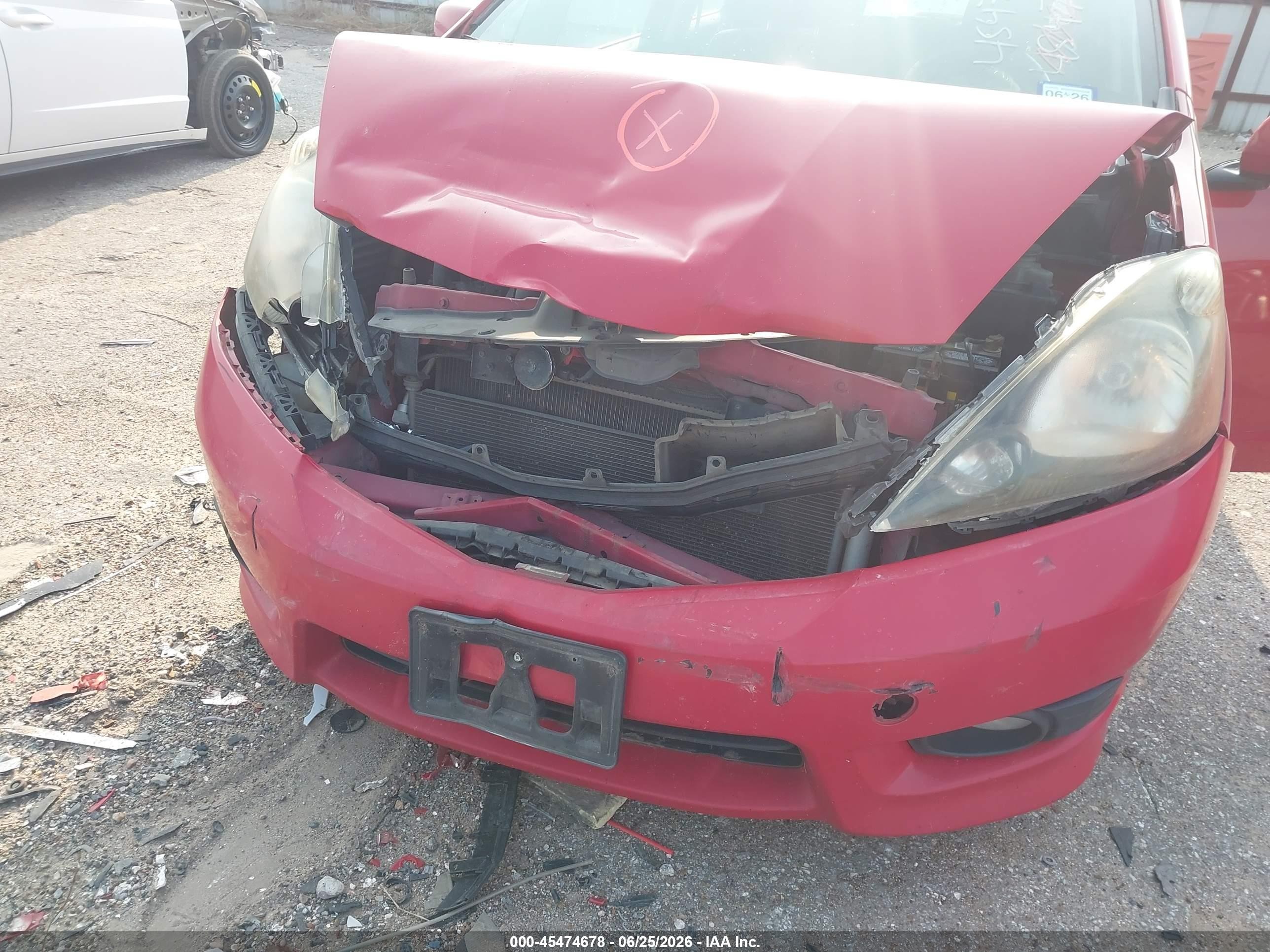 2012 Honda Fit Sport Red vin: JHMGE8H51CC019463