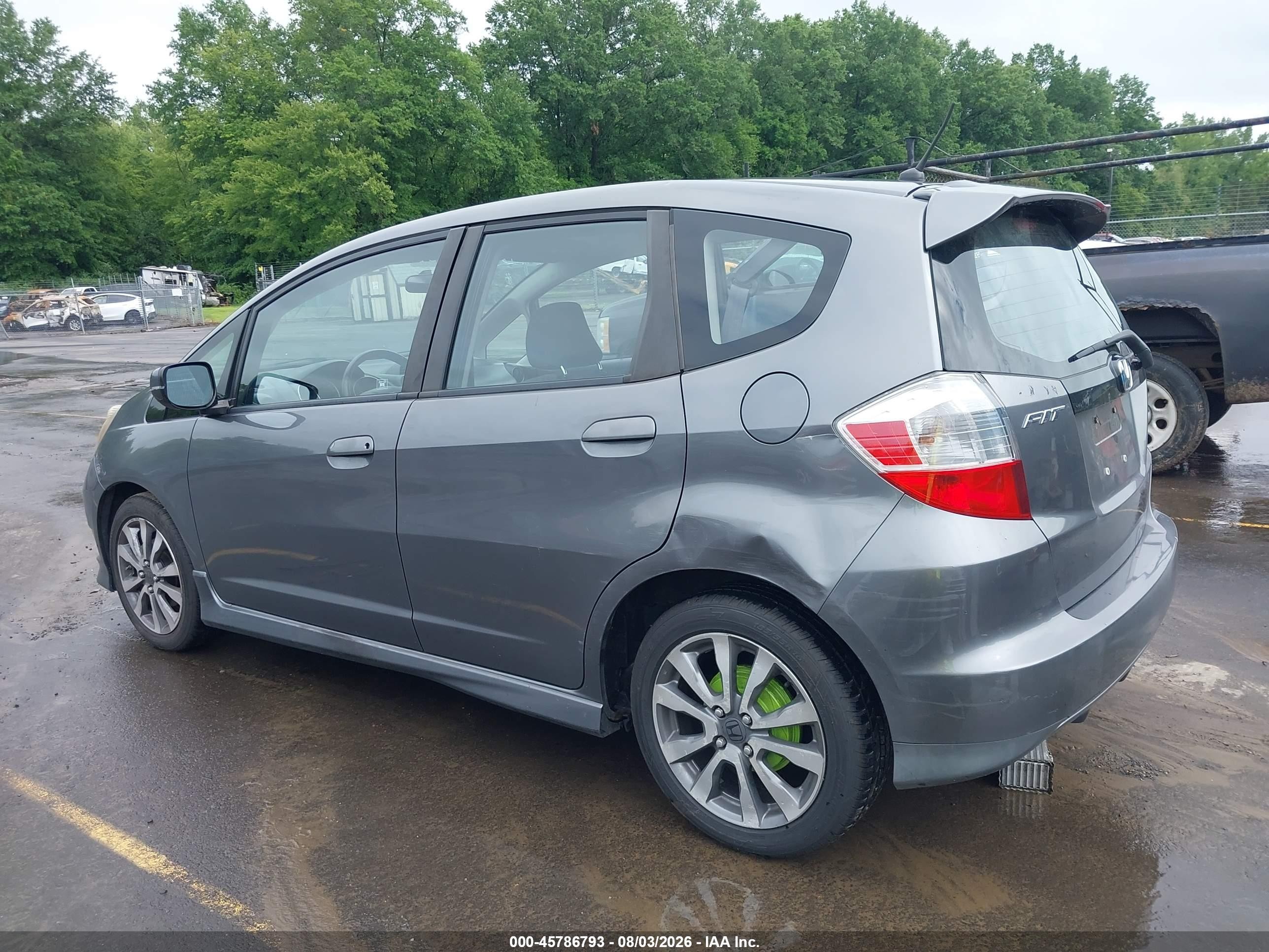2012 Honda Fit Sport Gray vin: JHMGE8H51CC022752