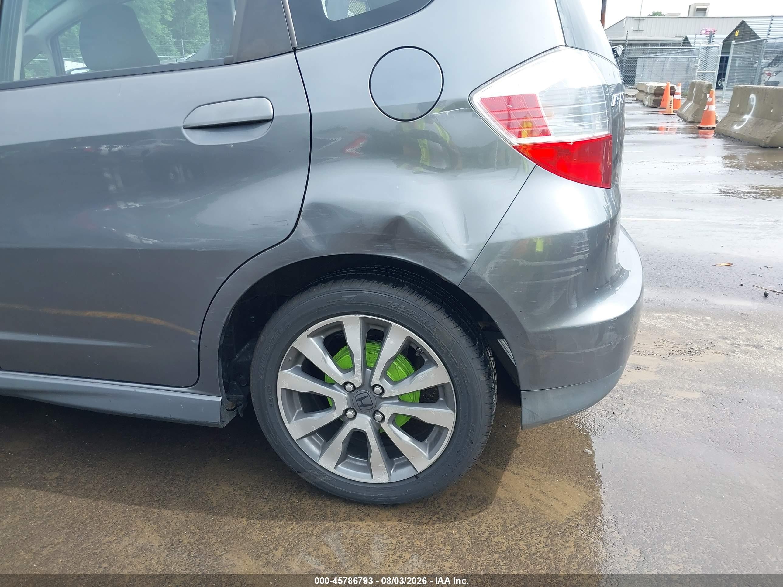 2012 Honda Fit Sport Gray vin: JHMGE8H51CC022752