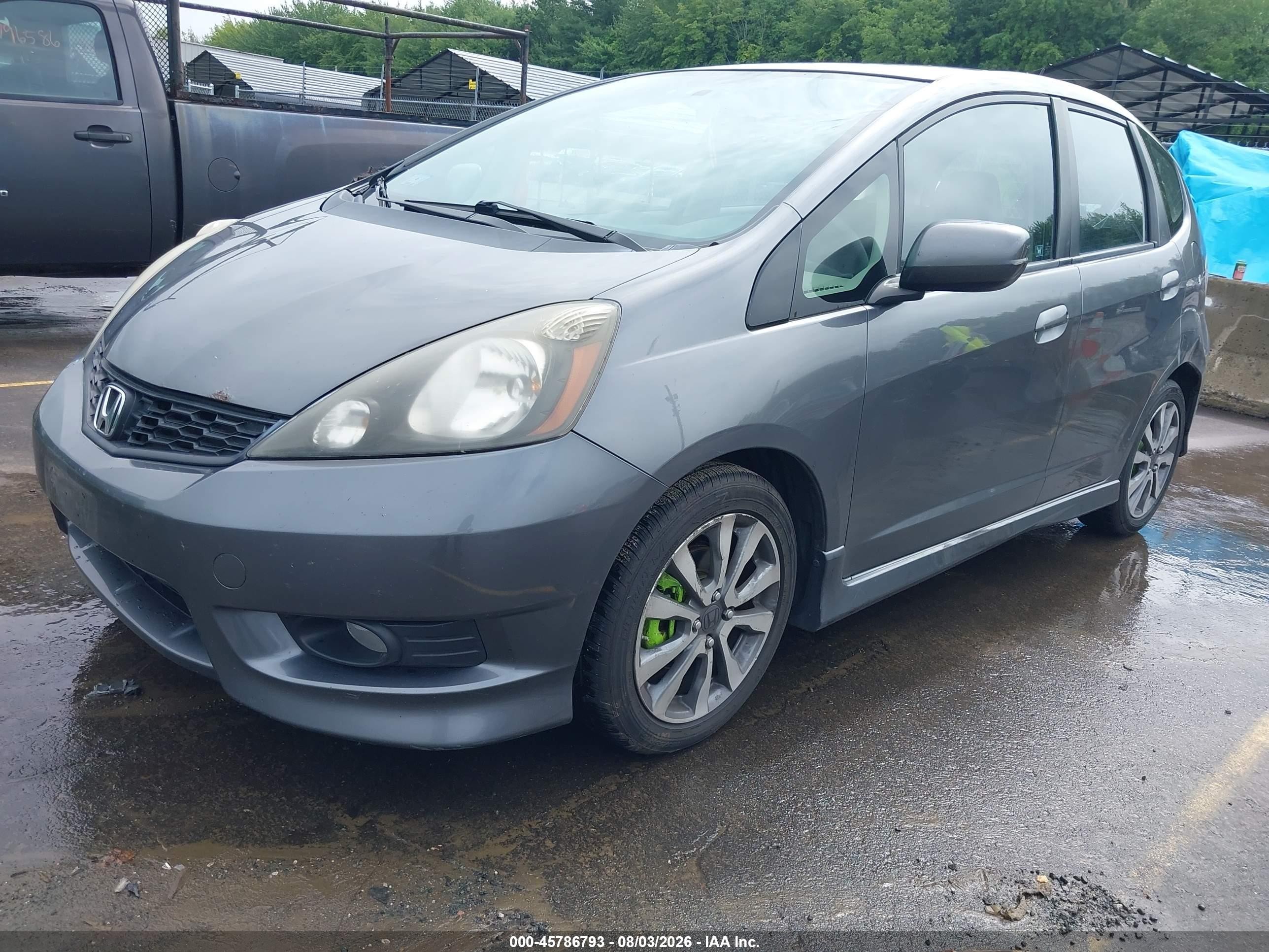 2012 Honda Fit Sport Gray vin: JHMGE8H51CC022752