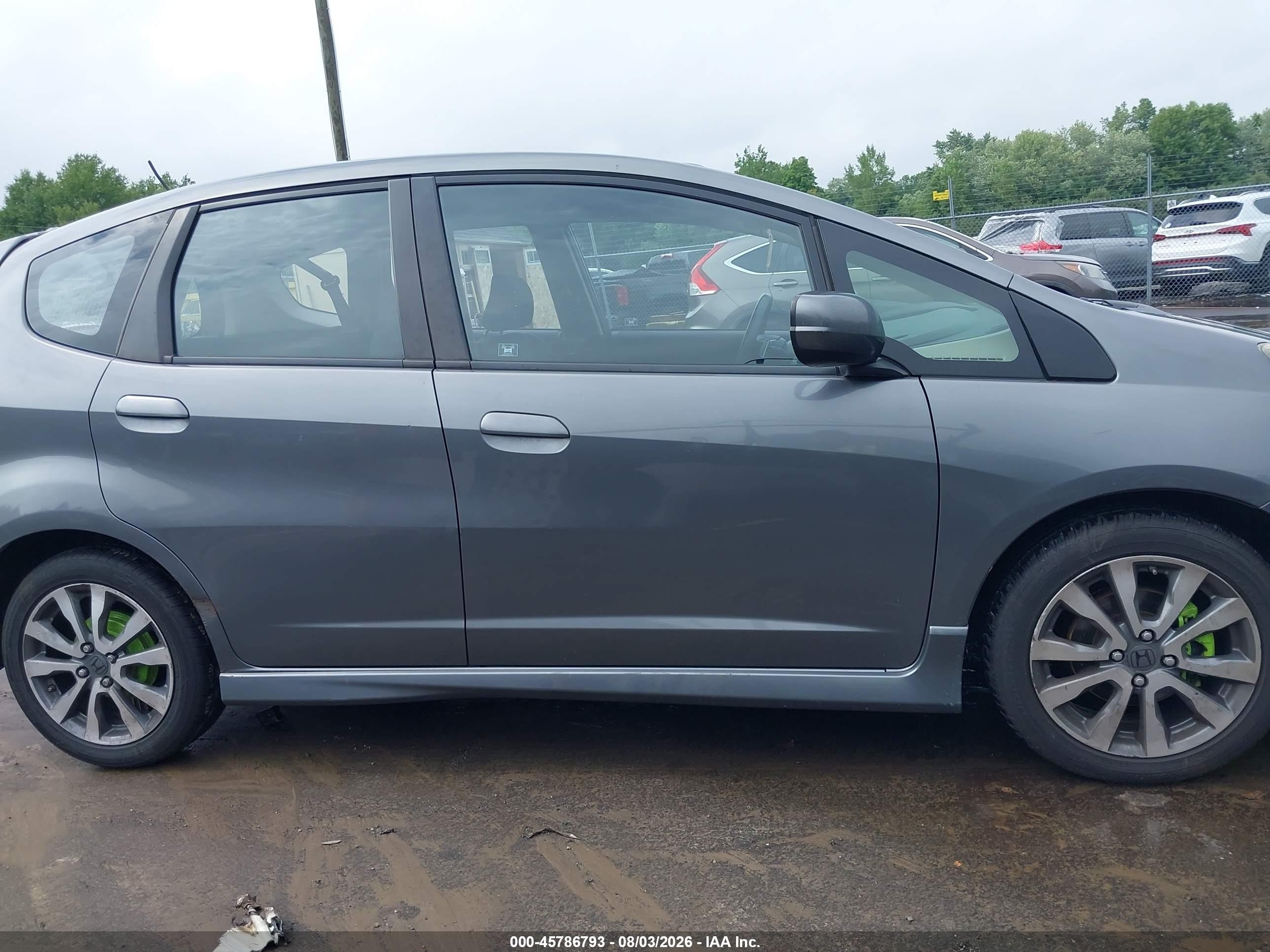 2012 Honda Fit Sport Gray vin: JHMGE8H51CC022752
