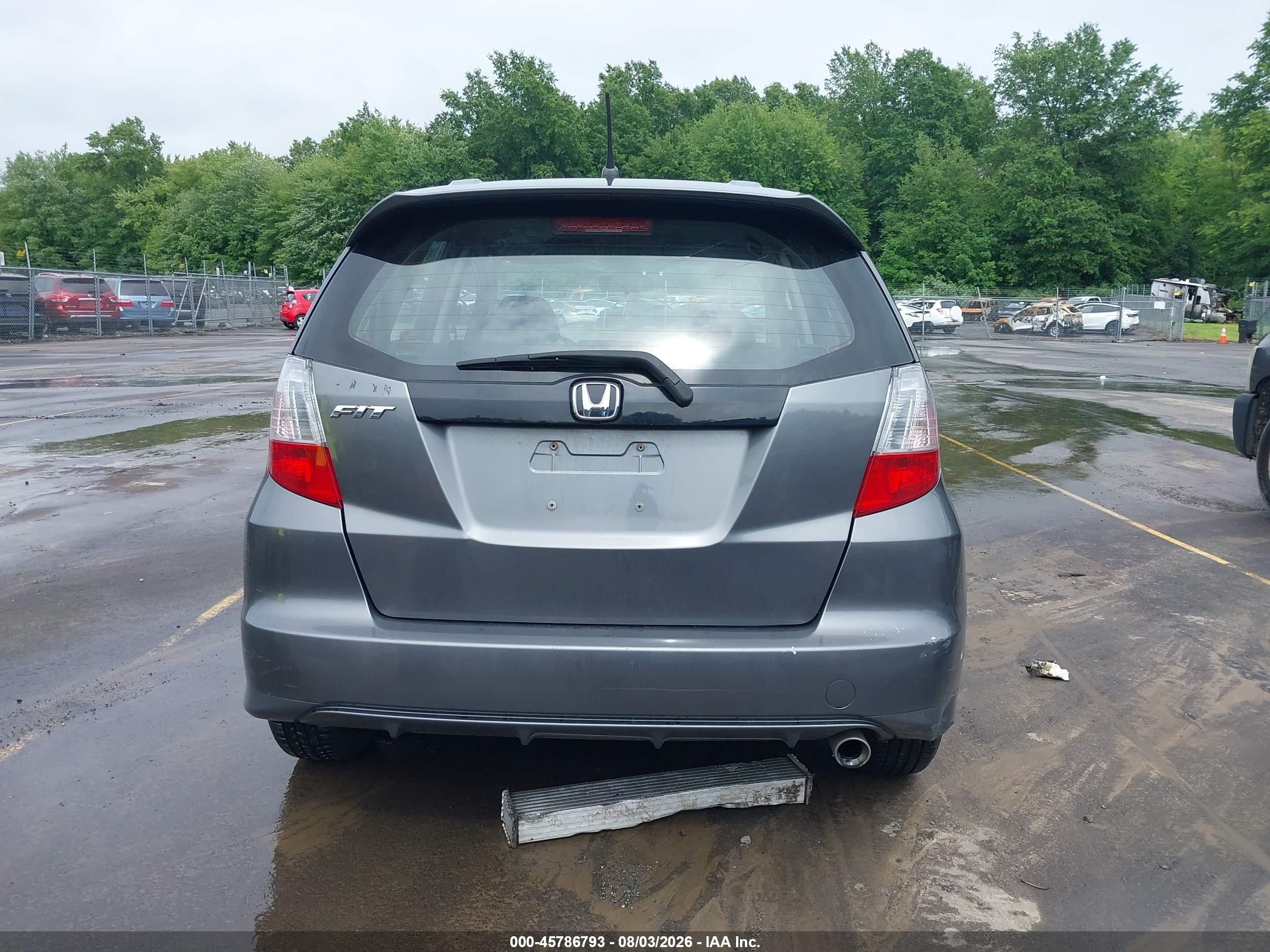 2012 Honda Fit Sport Gray vin: JHMGE8H51CC022752