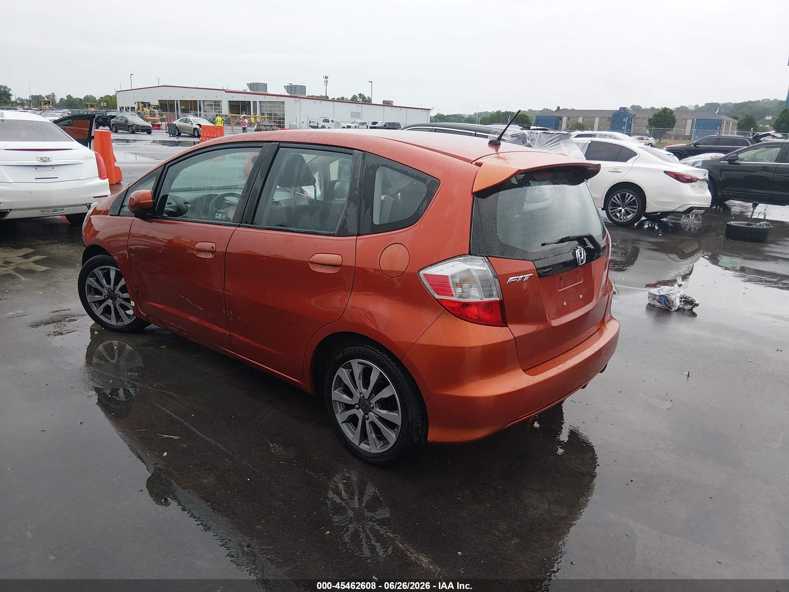 2012 Honda Fit Sport Orange vin: JHMGE8H51CC038434