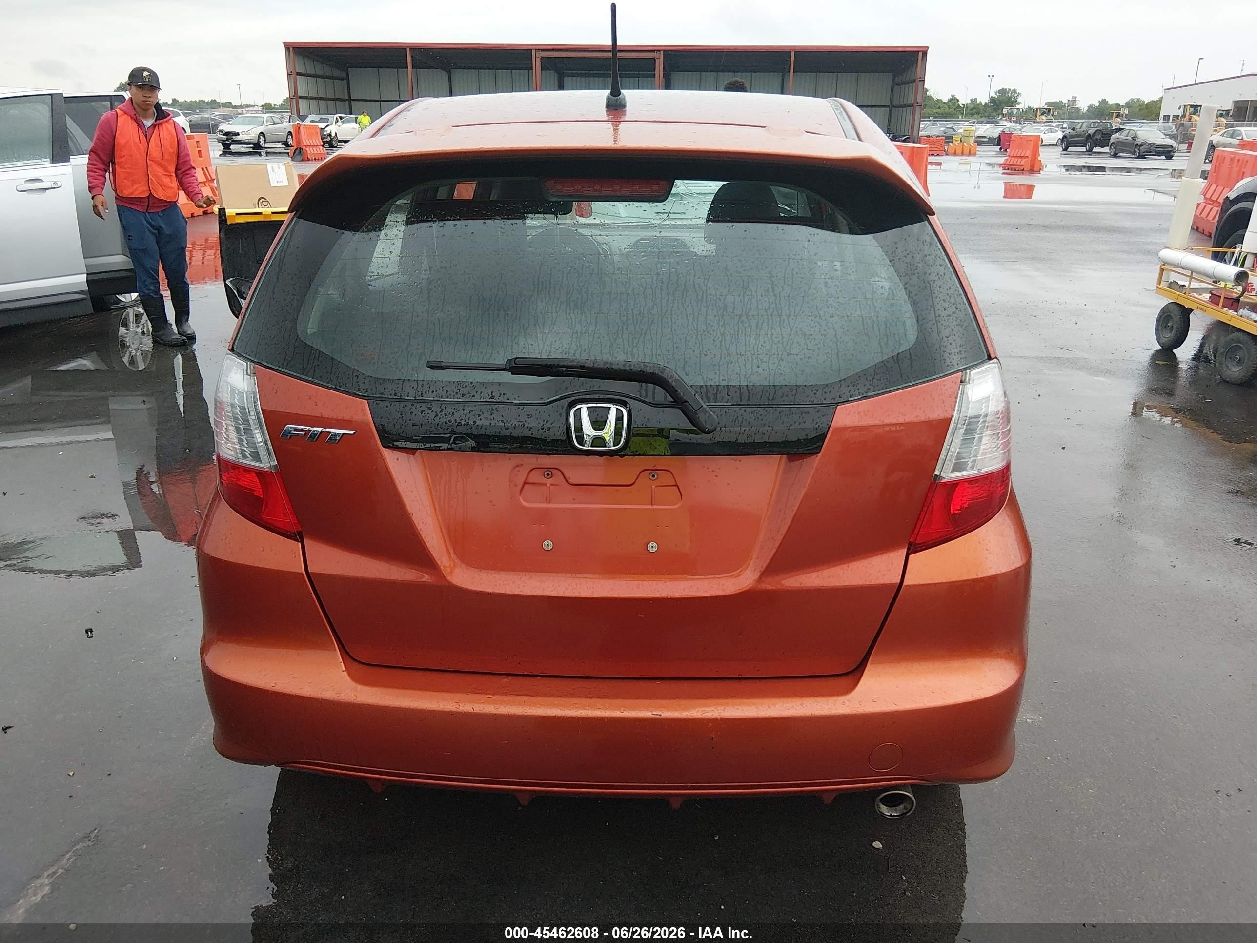 2012 Honda Fit Sport Orange vin: JHMGE8H51CC038434