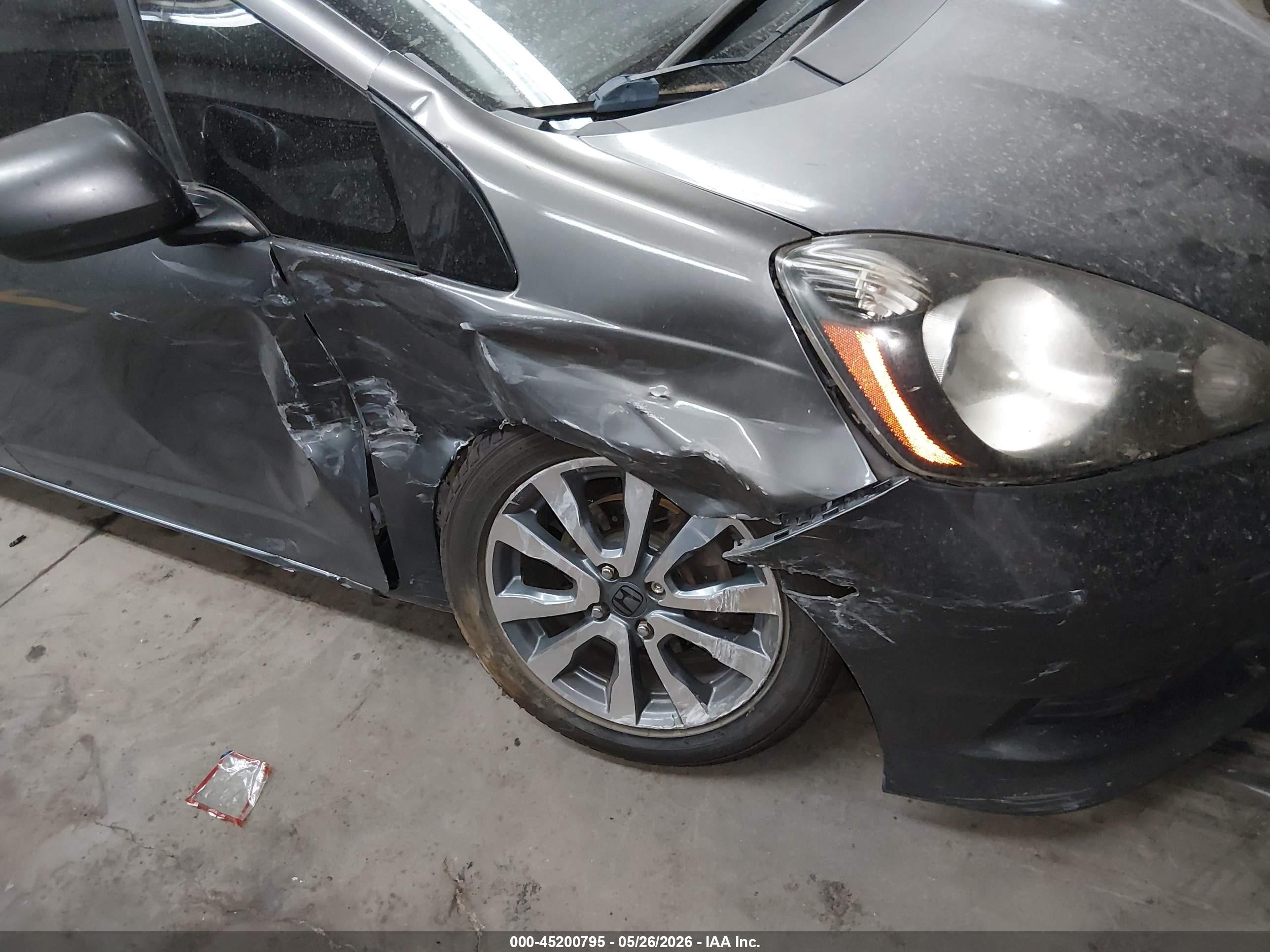 2013 Honda Fit Sport Gray vin: JHMGE8H51DC011168