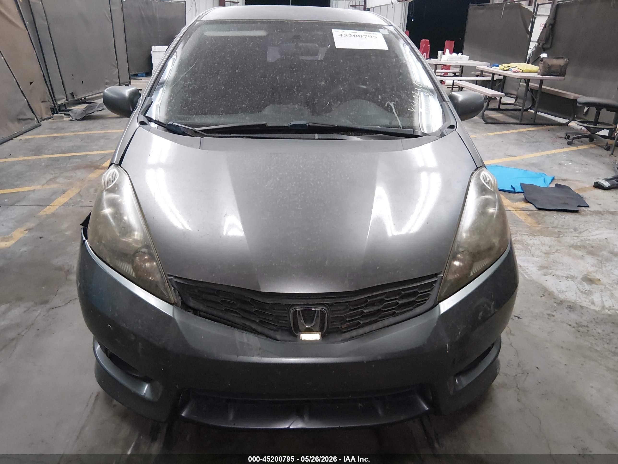 2013 Honda Fit Sport Gray vin: JHMGE8H51DC011168