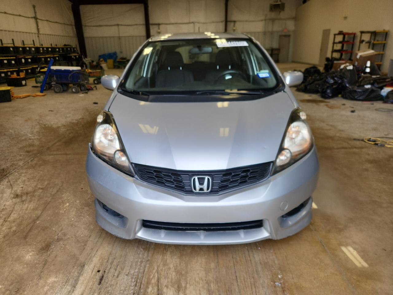 2013 Honda Fit Sport Silver vin: JHMGE8H51DC022302 Damage: Hood, Chipped, 3
