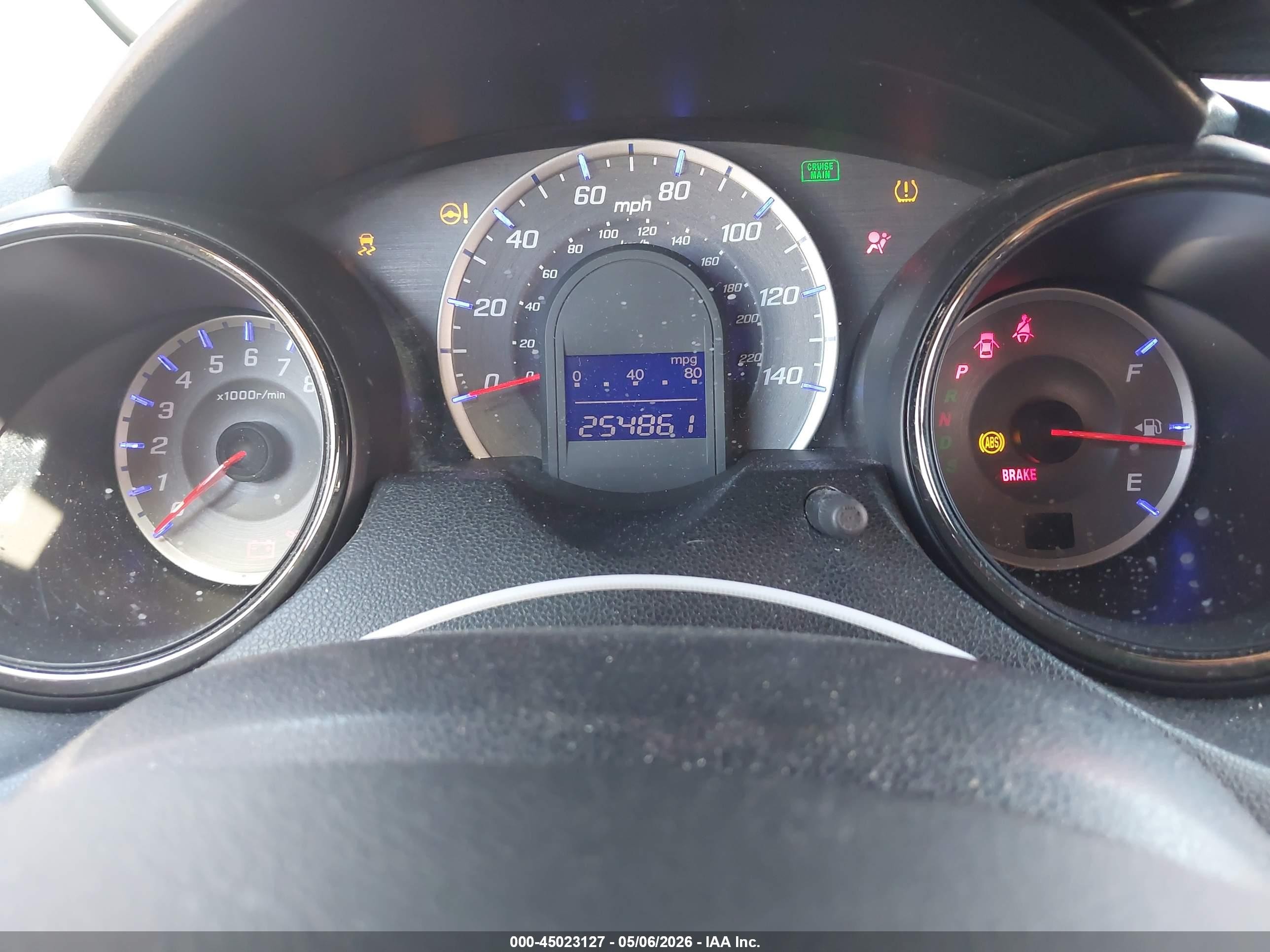 2013 Honda Fit Sport Красный vin: JHMGE8H51DC031761