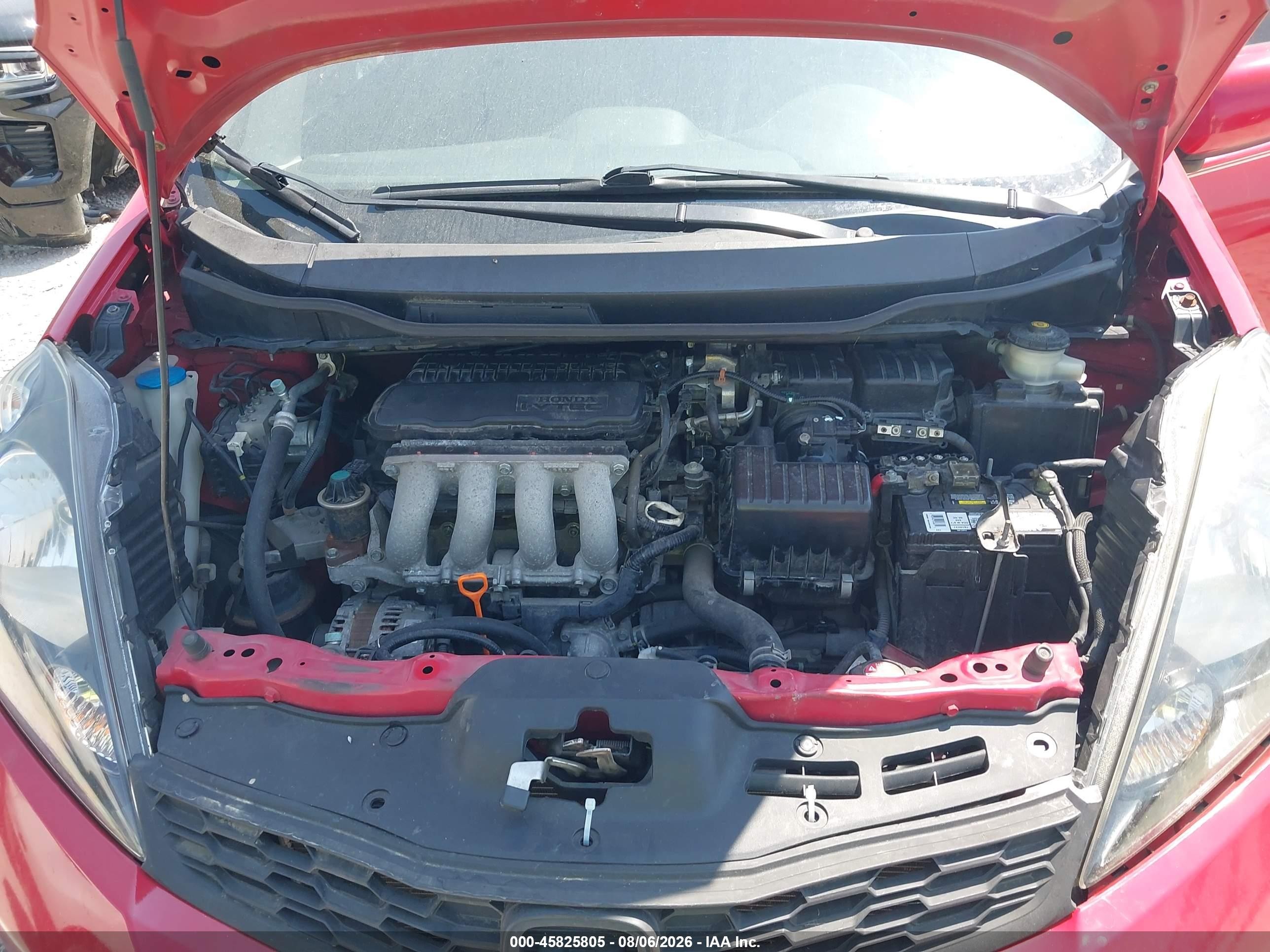 2013 Honda Fit Sport Red vin: JHMGE8H51DC041447