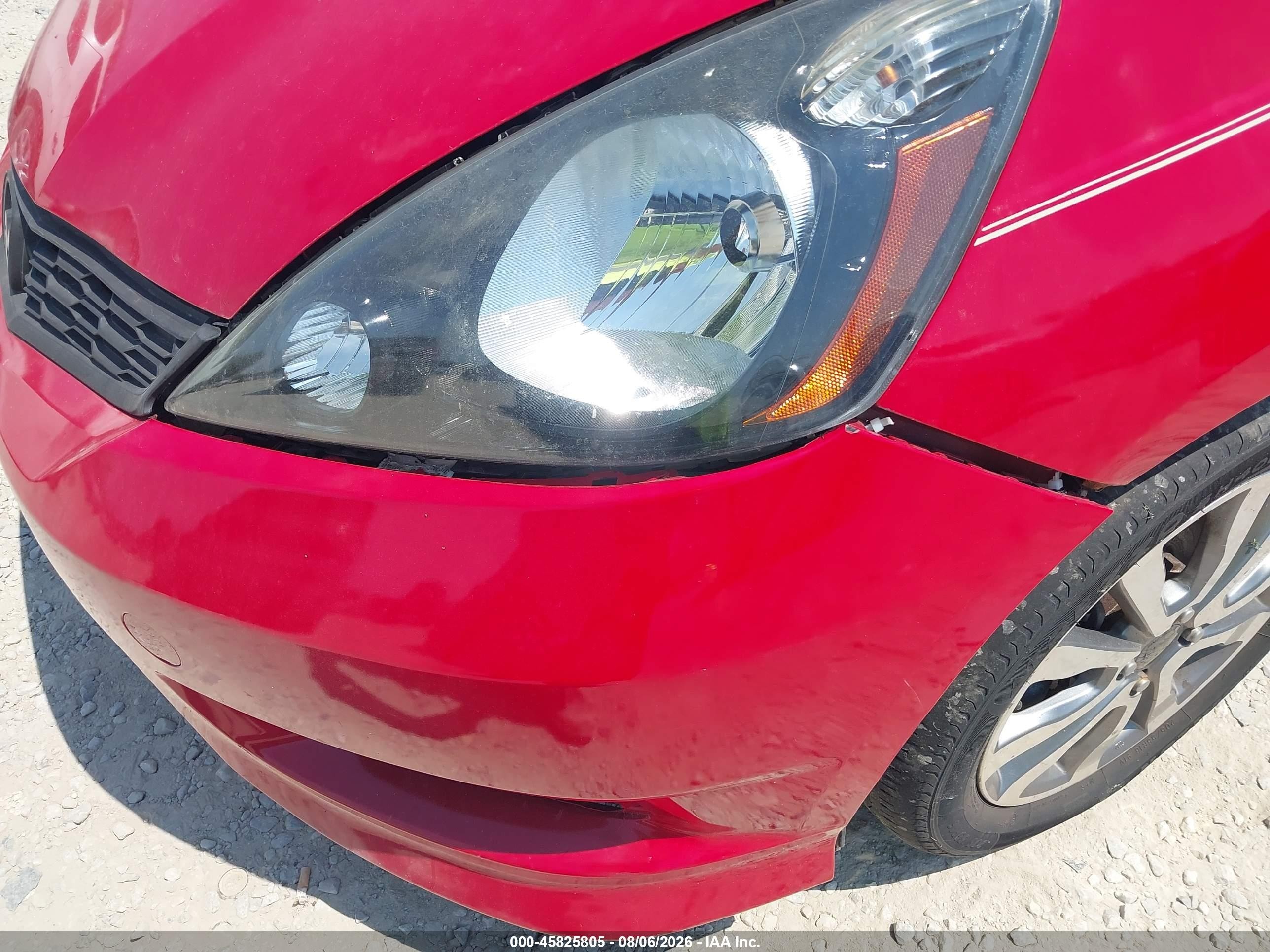 2013 Honda Fit Sport Red vin: JHMGE8H51DC041447
