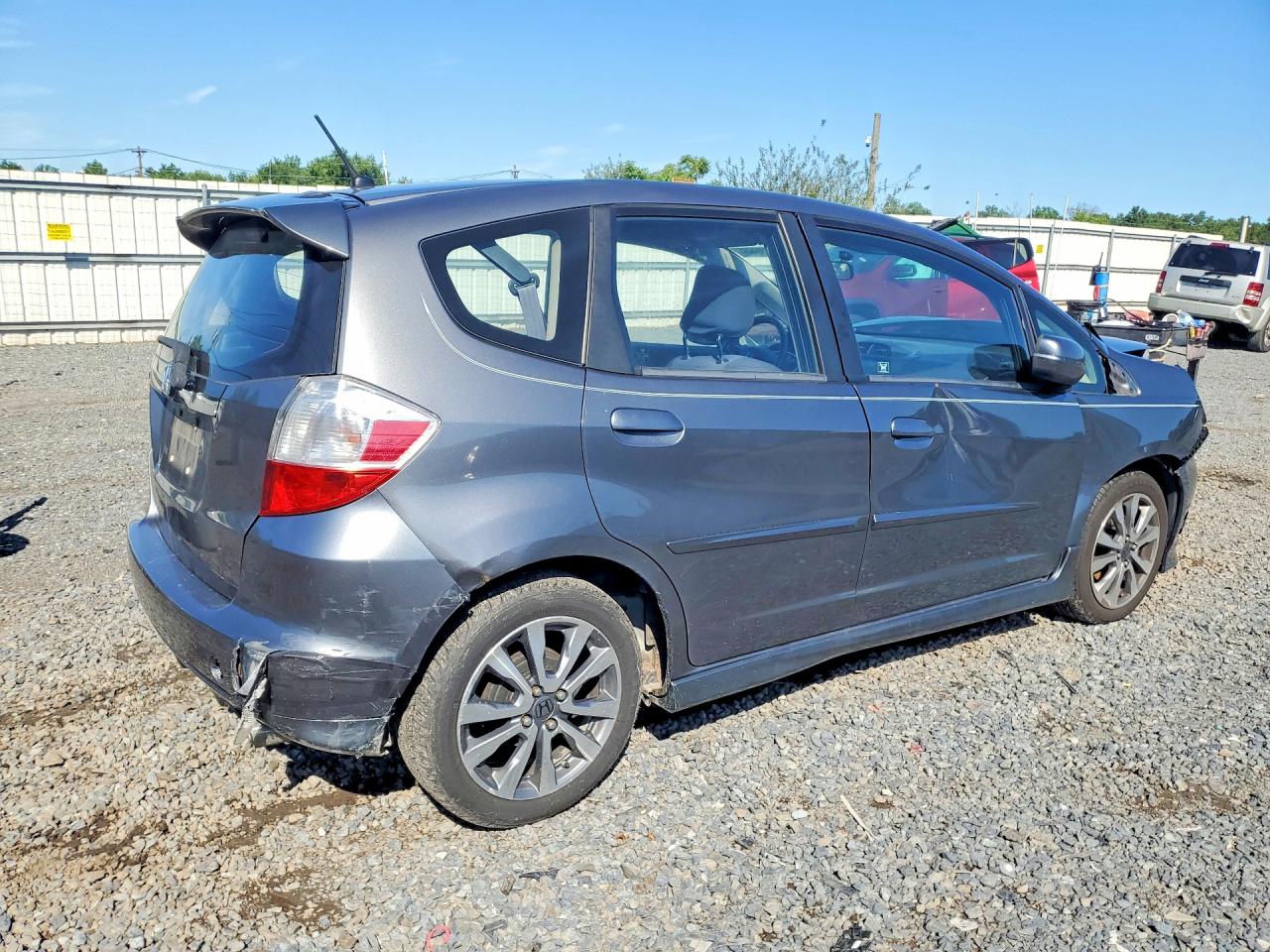 2013 Honda Fit Sport Gray vin: JHMGE8H51DC070253