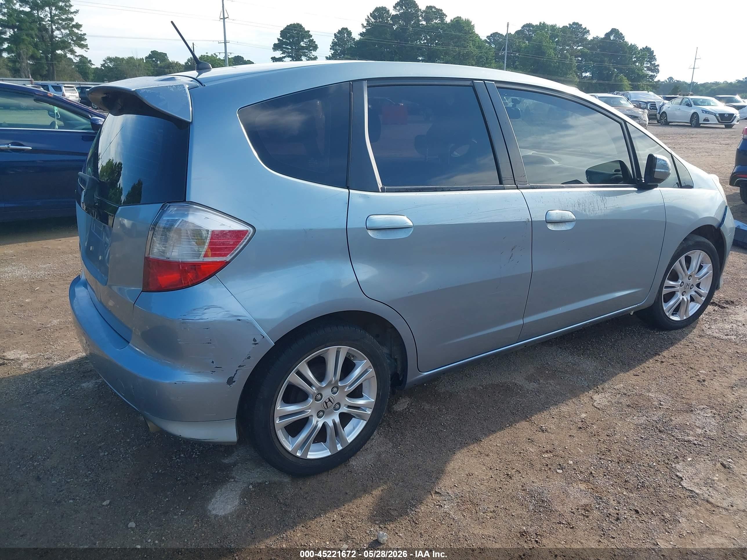2011 Honda Fit Sport Синий vin: JHMGE8H52BC002749