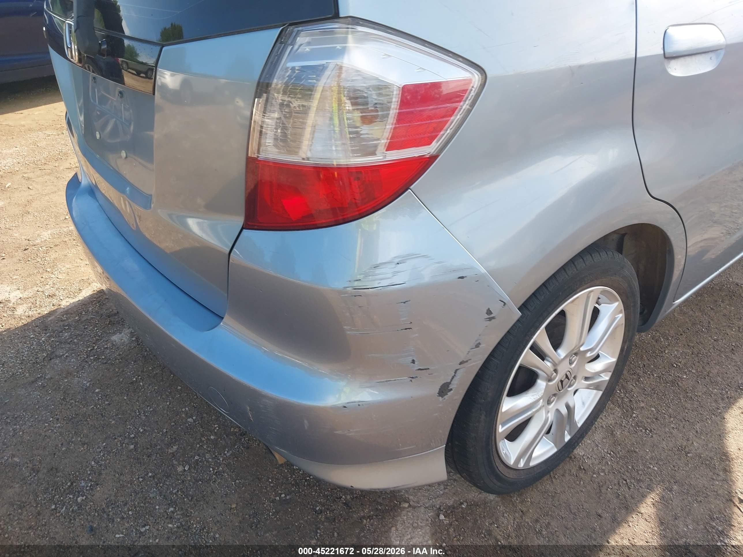2011 Honda Fit Sport Синий vin: JHMGE8H52BC002749
