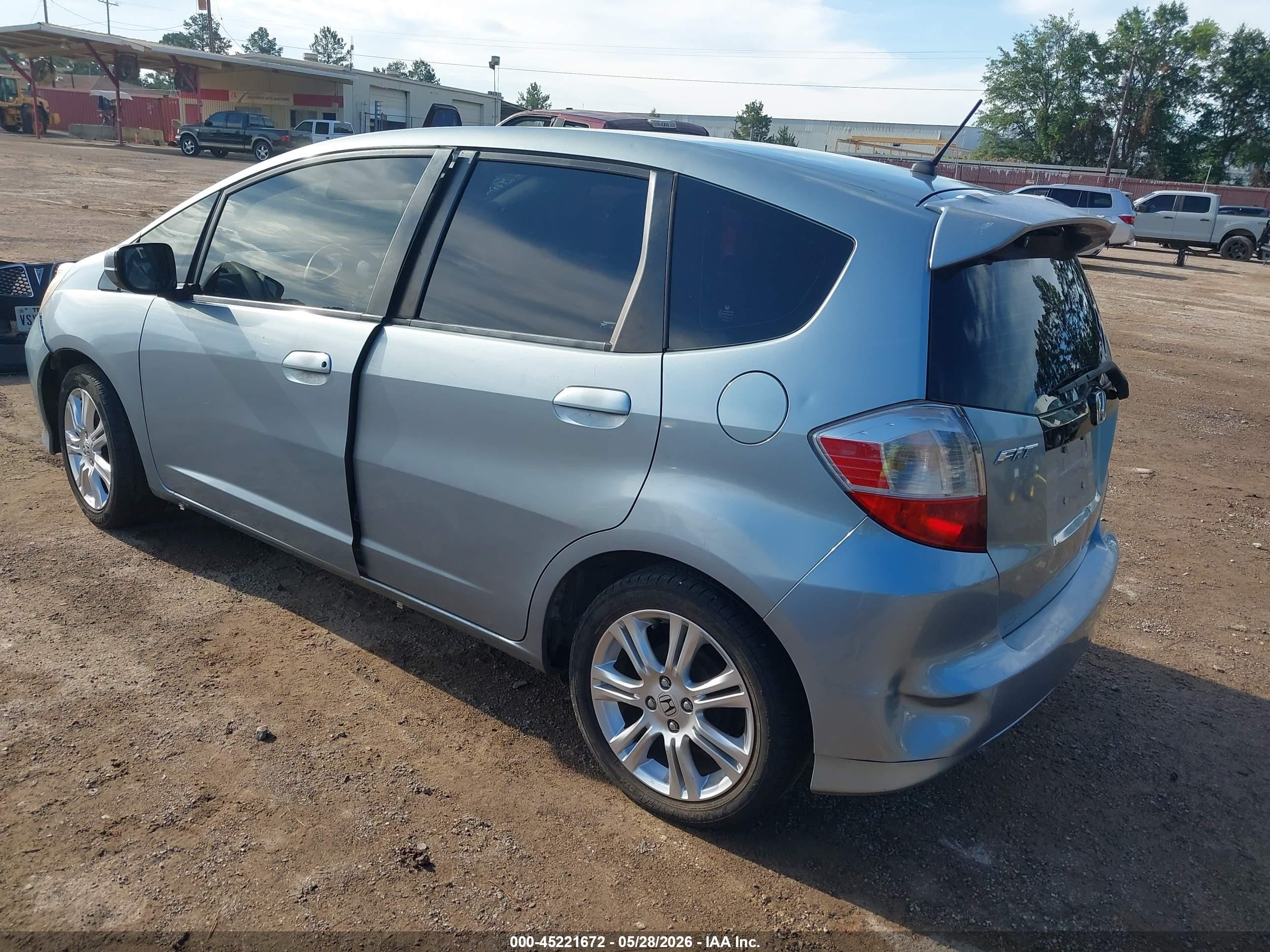 2011 Honda Fit Sport Синий vin: JHMGE8H52BC002749