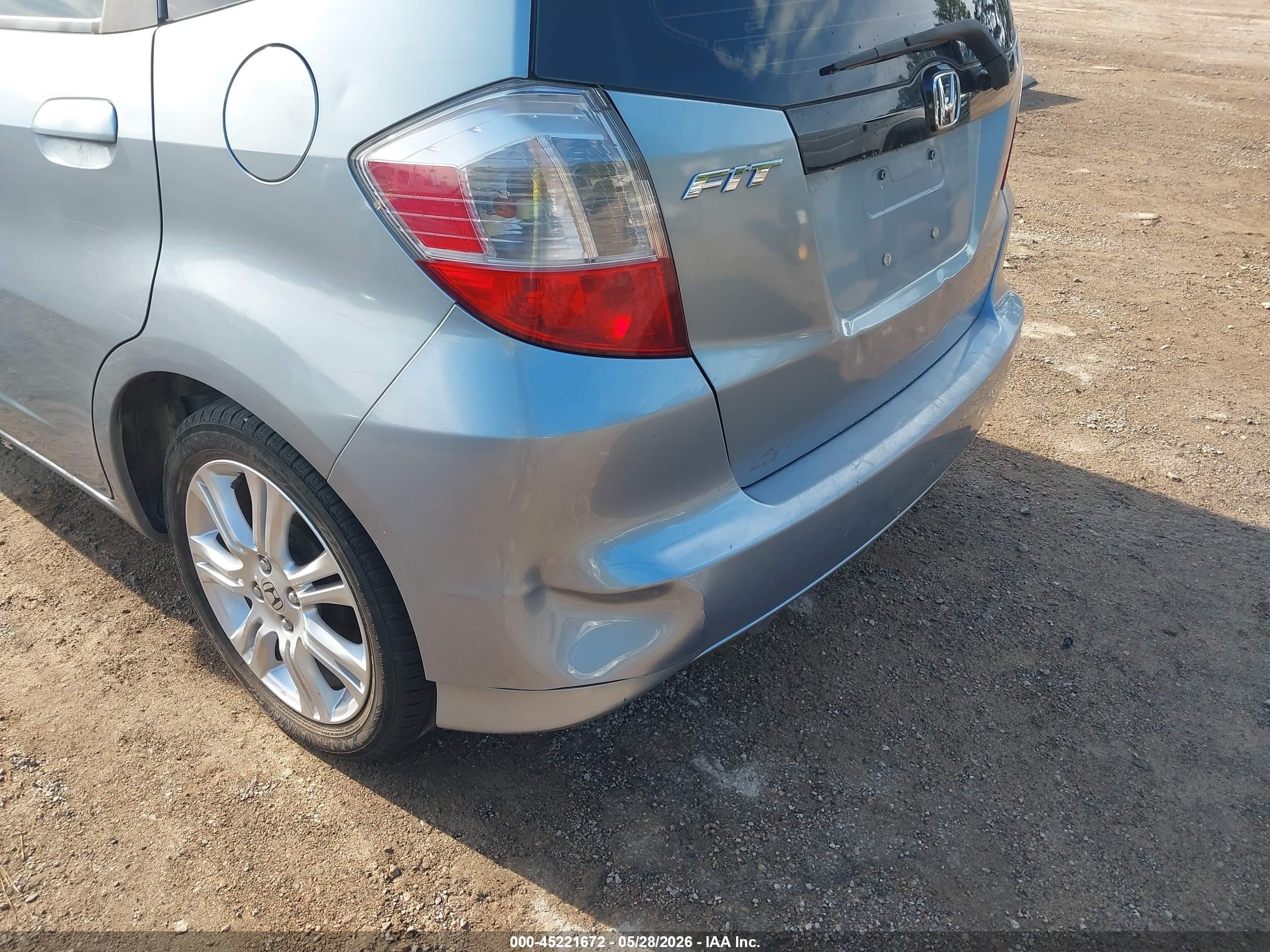 2011 Honda Fit Sport Синий vin: JHMGE8H52BC002749