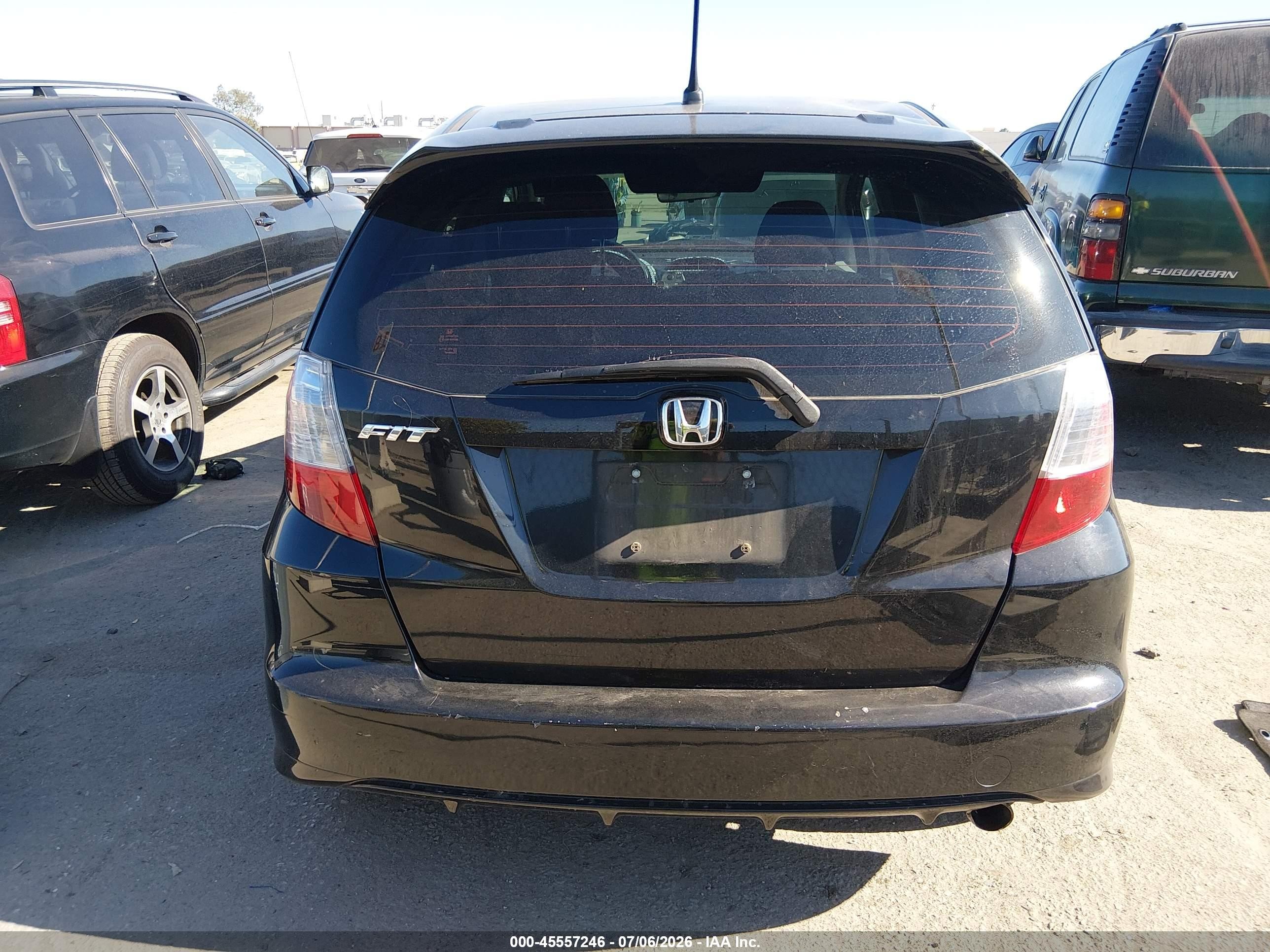 2011 Honda Fit Sport Black vin: JHMGE8H52BC004579