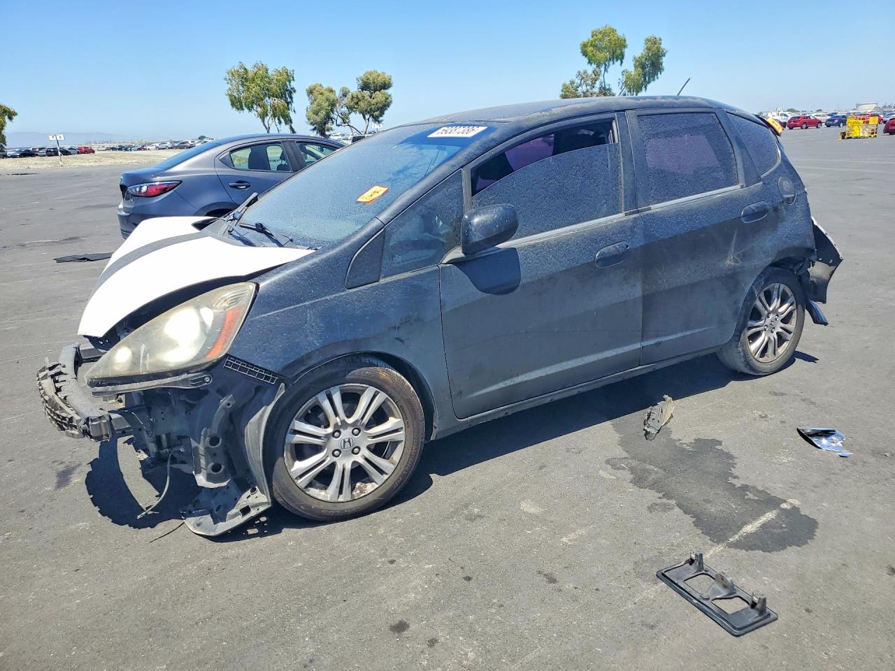 2011 Honda Fit Sport Black vin: JHMGE8H52BC006266