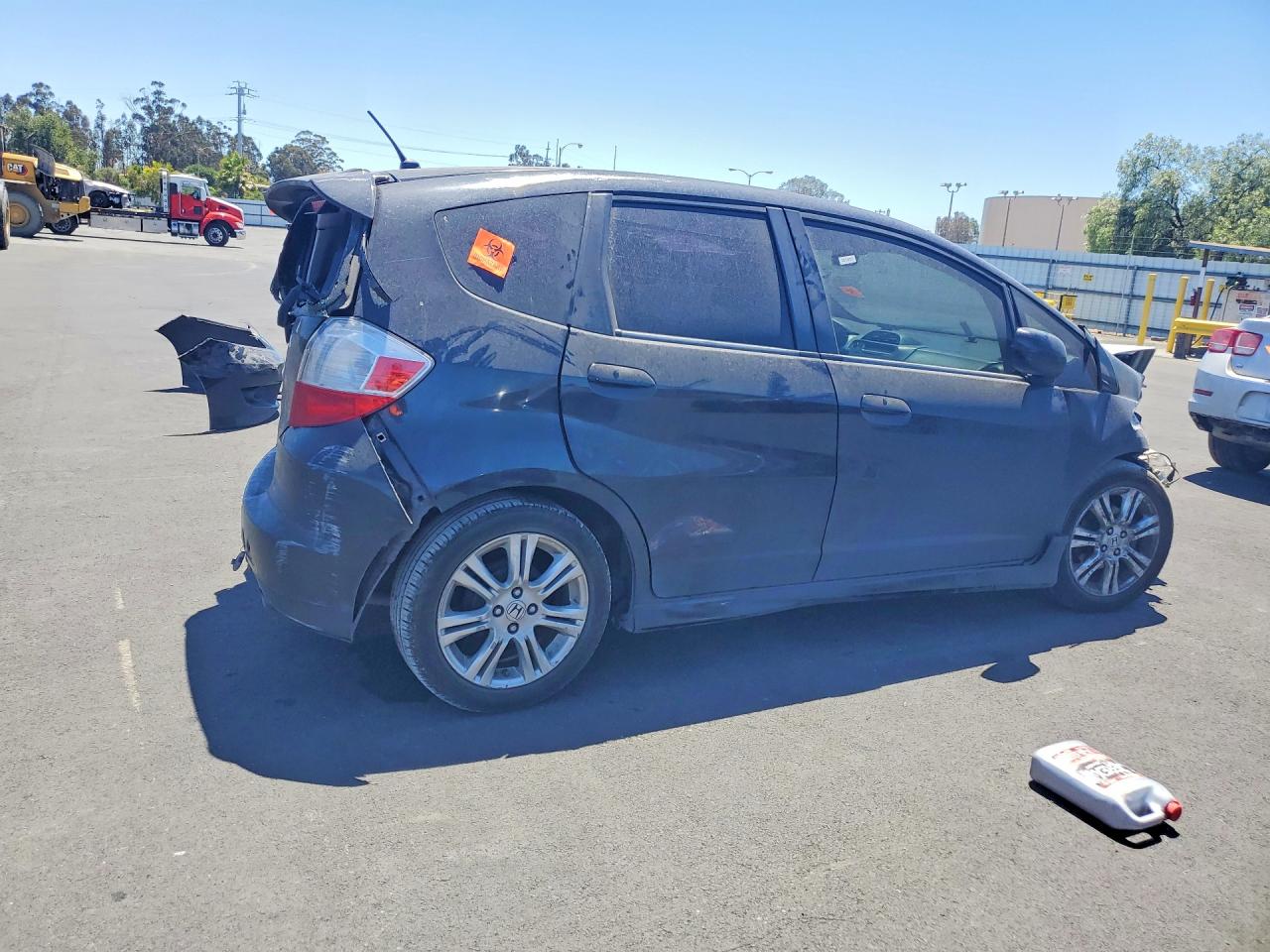 2011 Honda Fit Sport Black vin: JHMGE8H52BC006266
