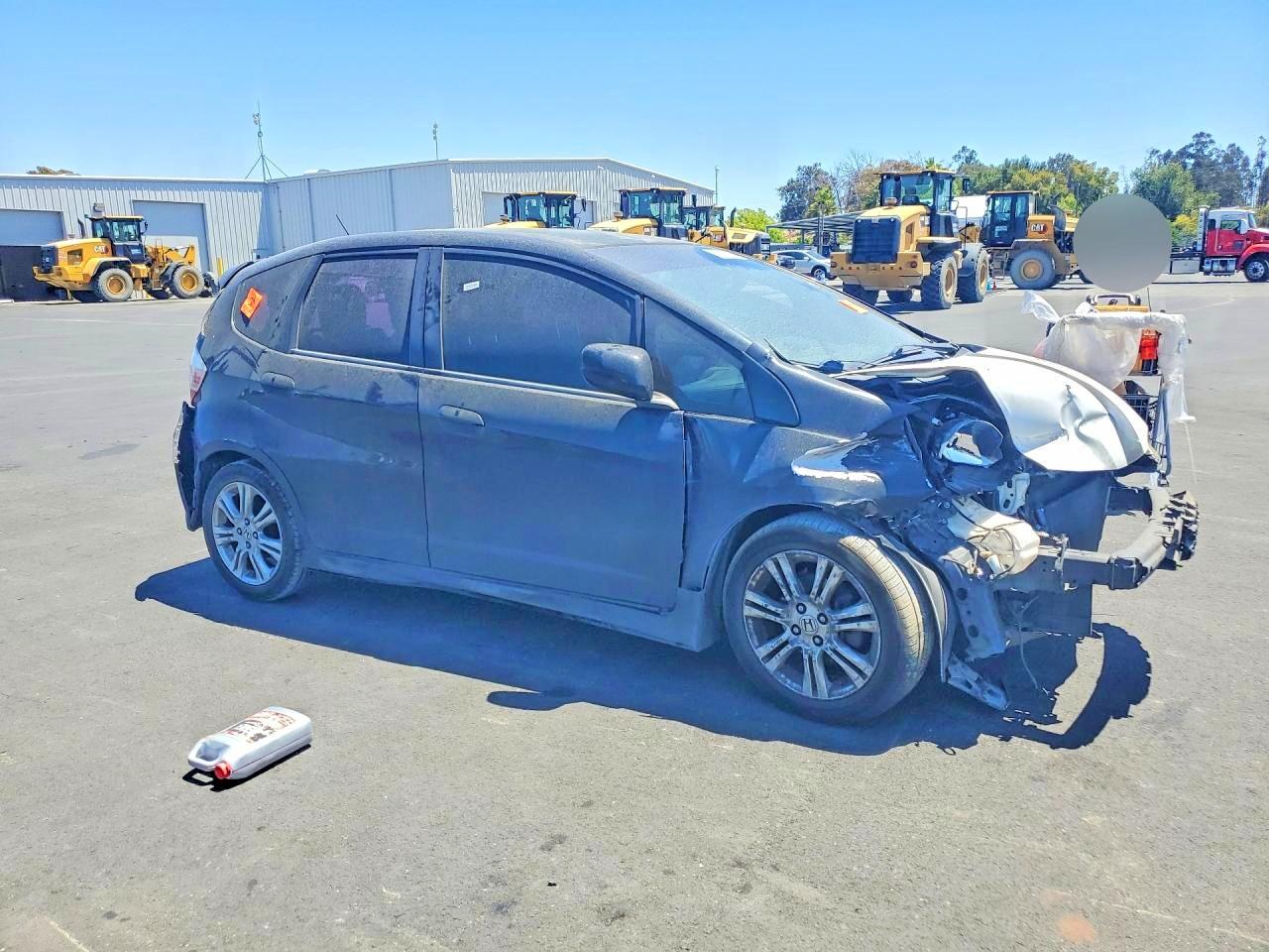 2011 Honda Fit Sport Black vin: JHMGE8H52BC006266