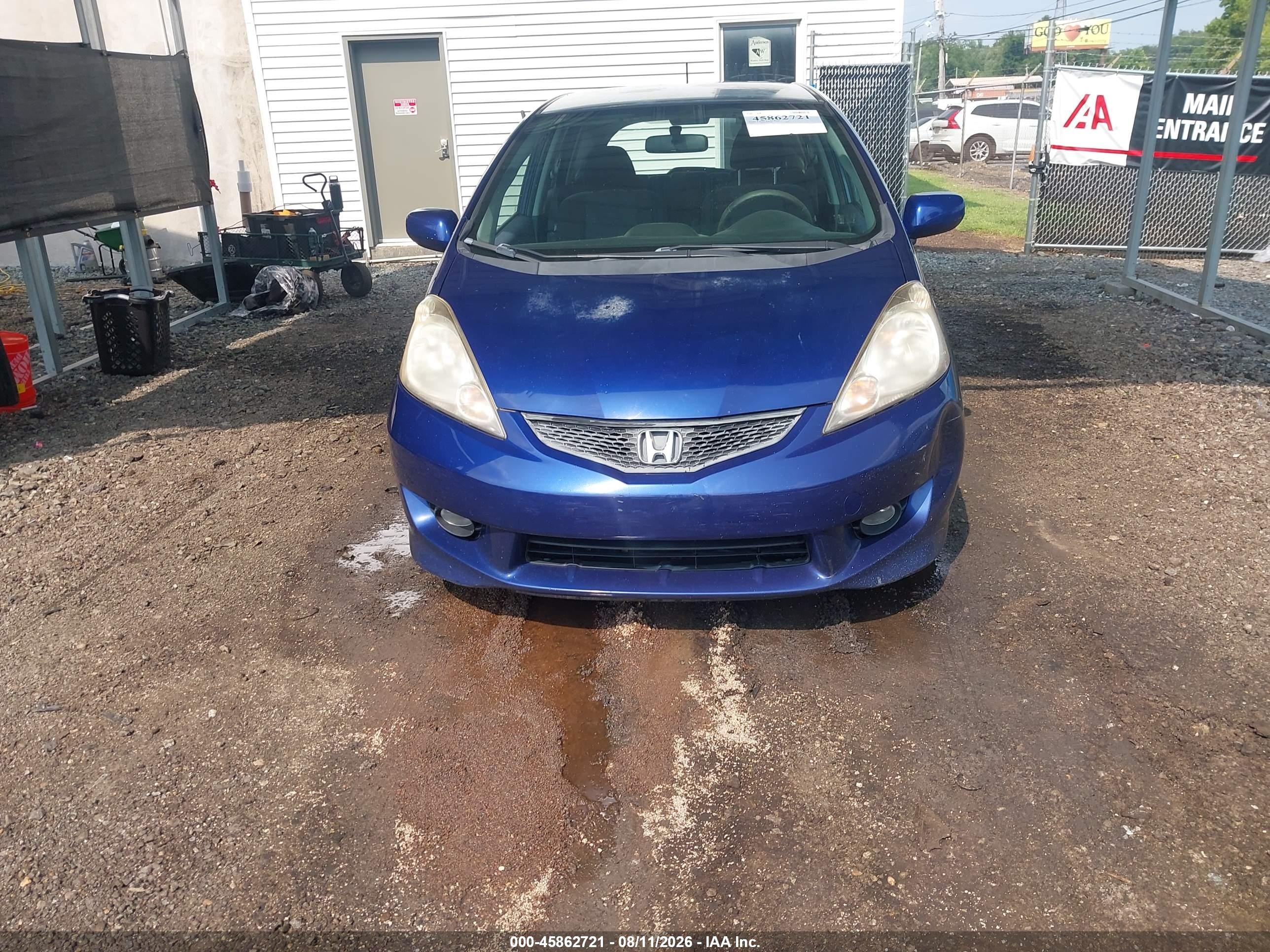 2011 Honda Fit Sport Blue vin: JHMGE8H52BC021527