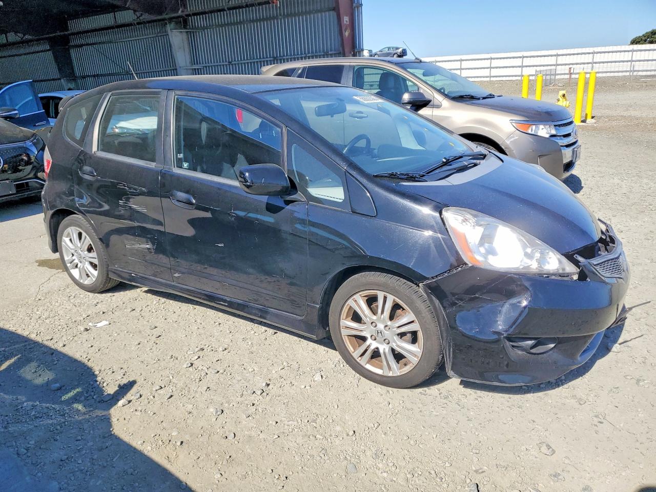 2011 Honda Fit Sport Black vin: JHMGE8H52BC024332
