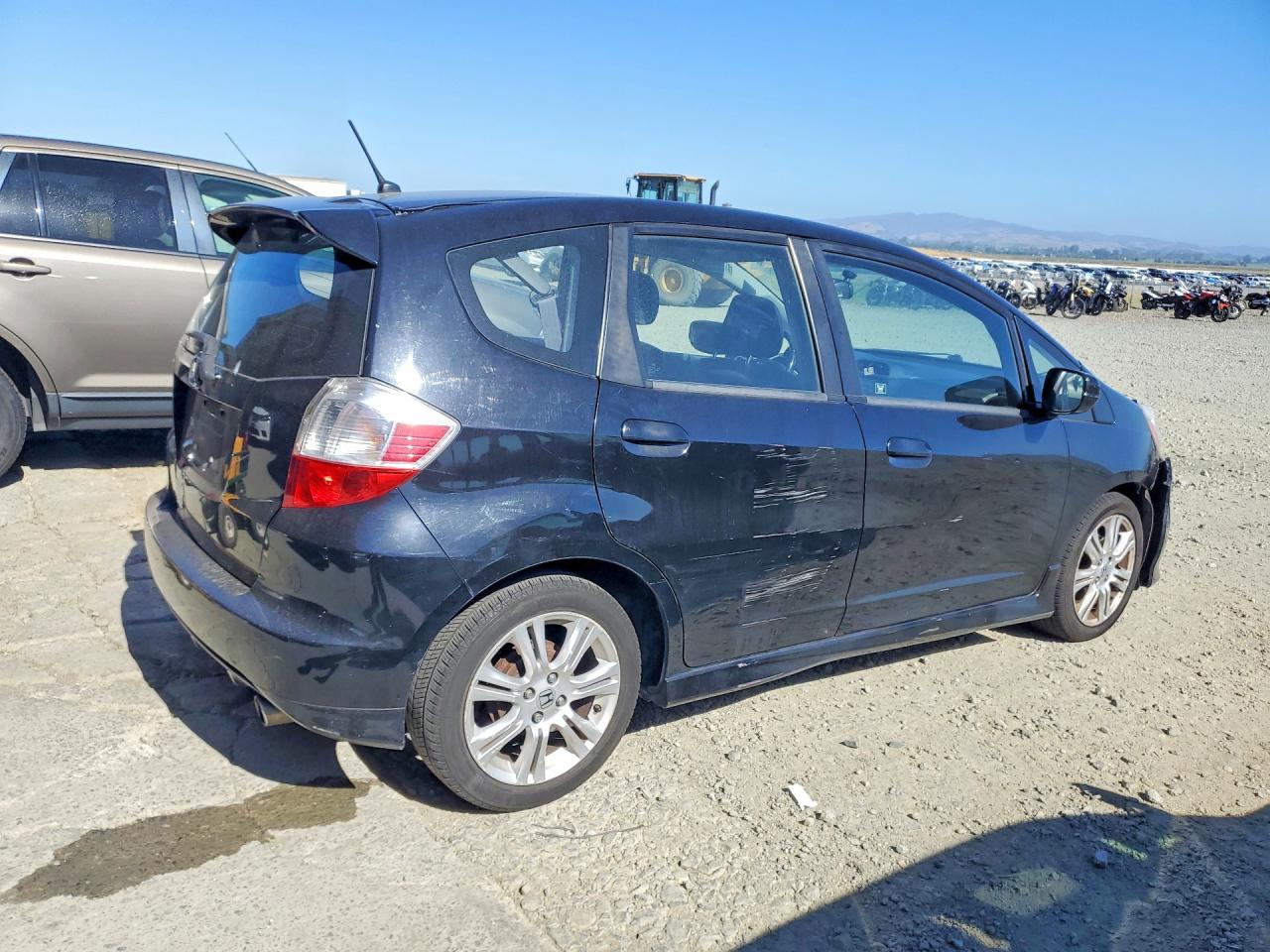 2011 Honda Fit Sport Black vin: JHMGE8H52BC024332