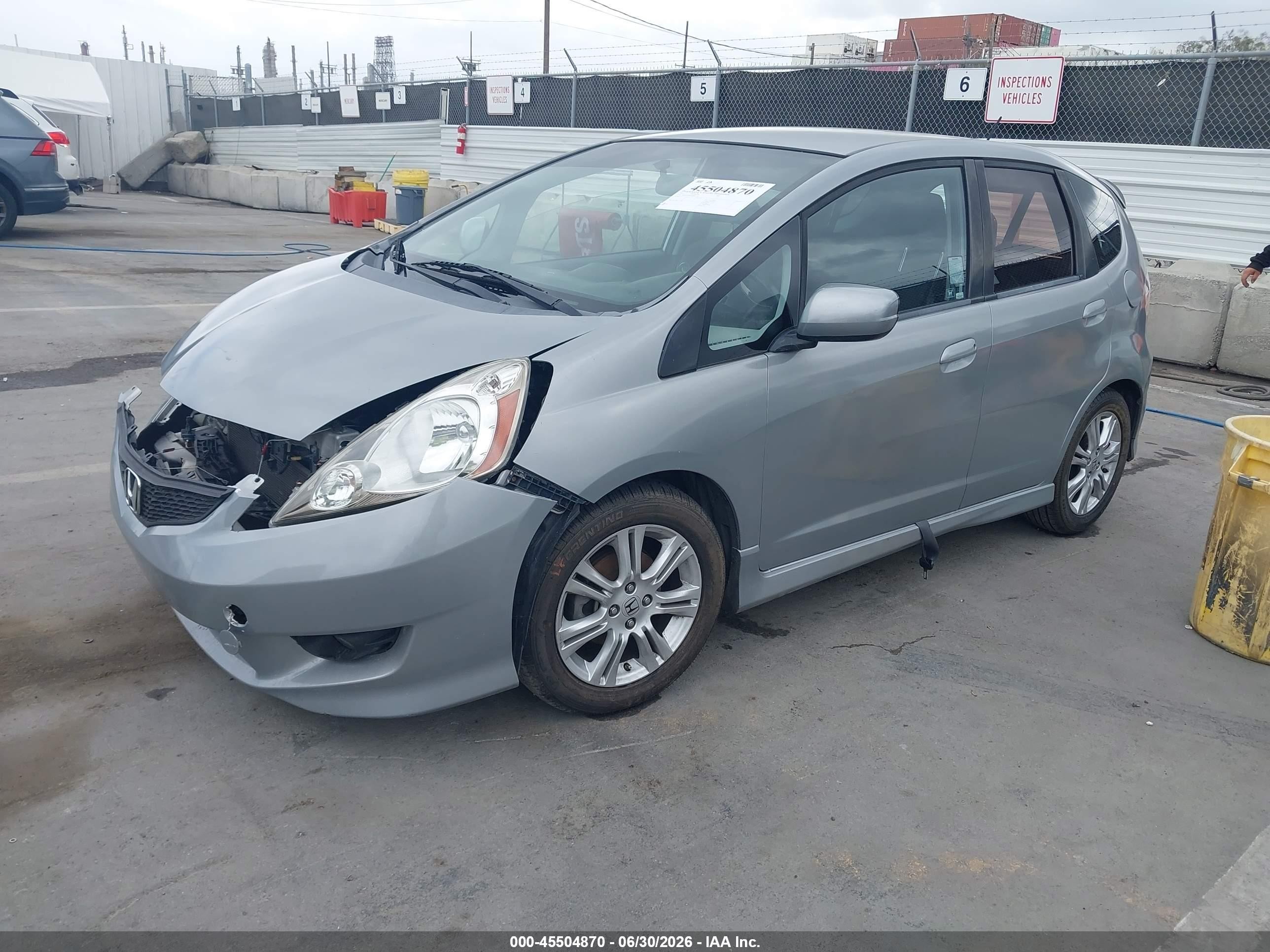 2011 Honda Fit Sport Gray vin: JHMGE8H52BS003650