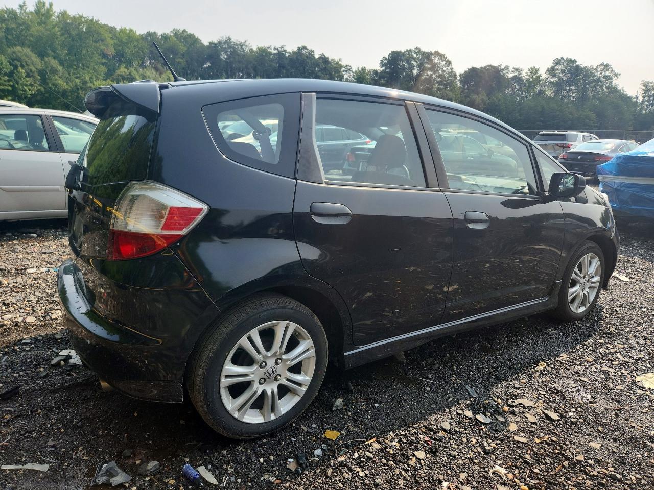 2011 Honda Fit Sport Black vin: JHMGE8H52BS010422