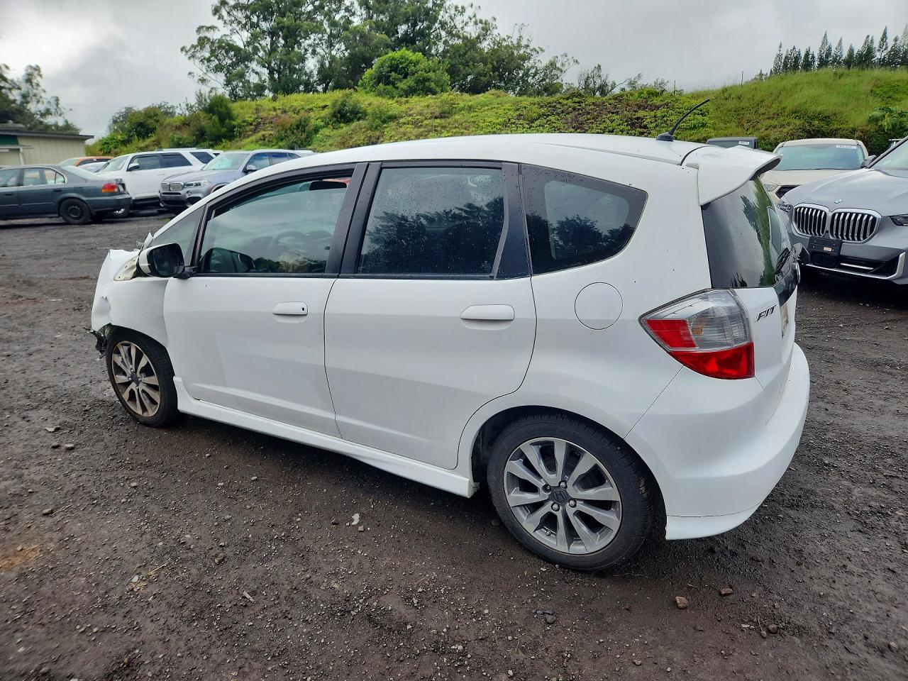 2012 Honda Fit Sport White vin: JHMGE8H52CC008102