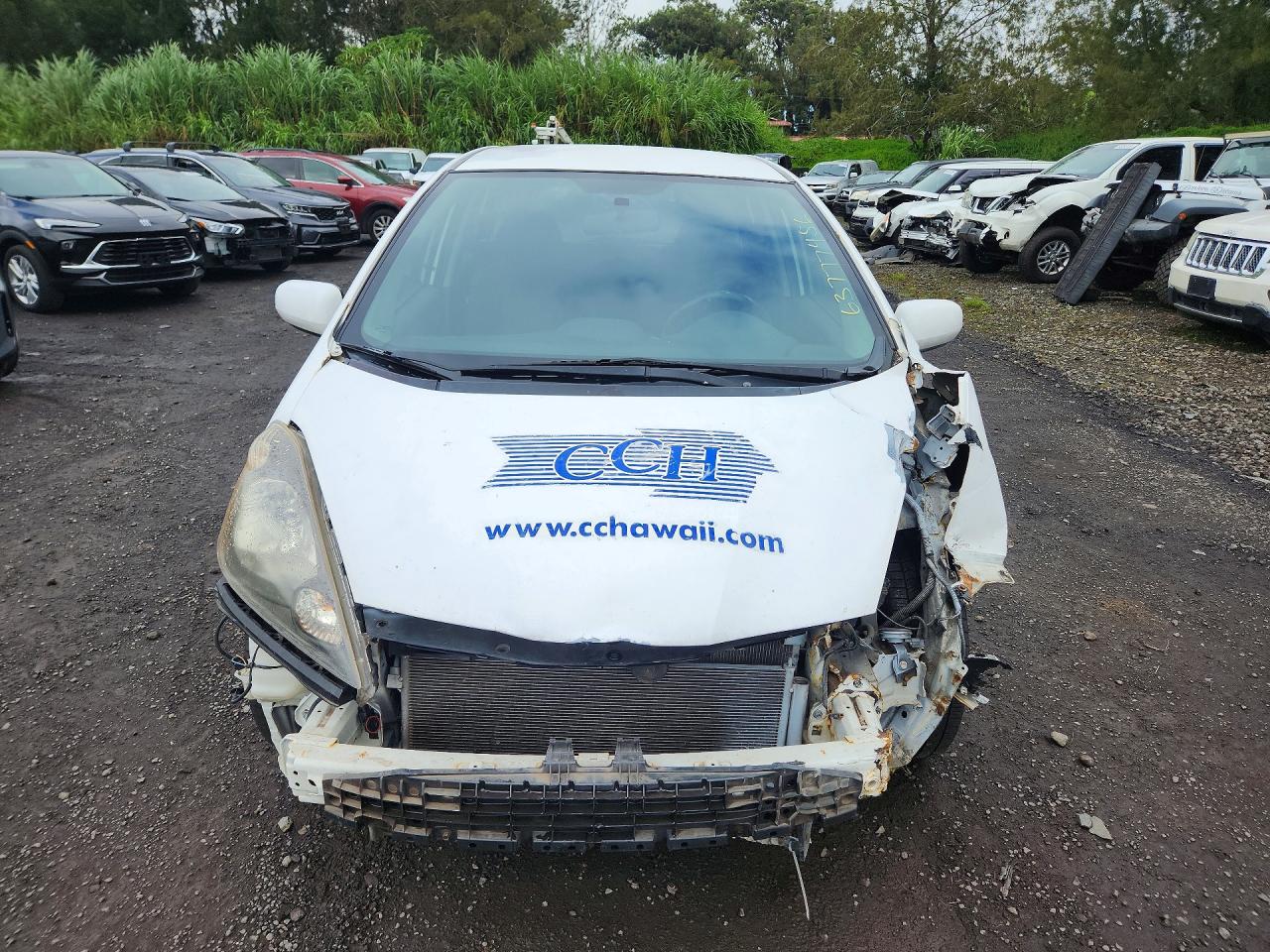 2012 Honda Fit Sport White vin: JHMGE8H52CC008102