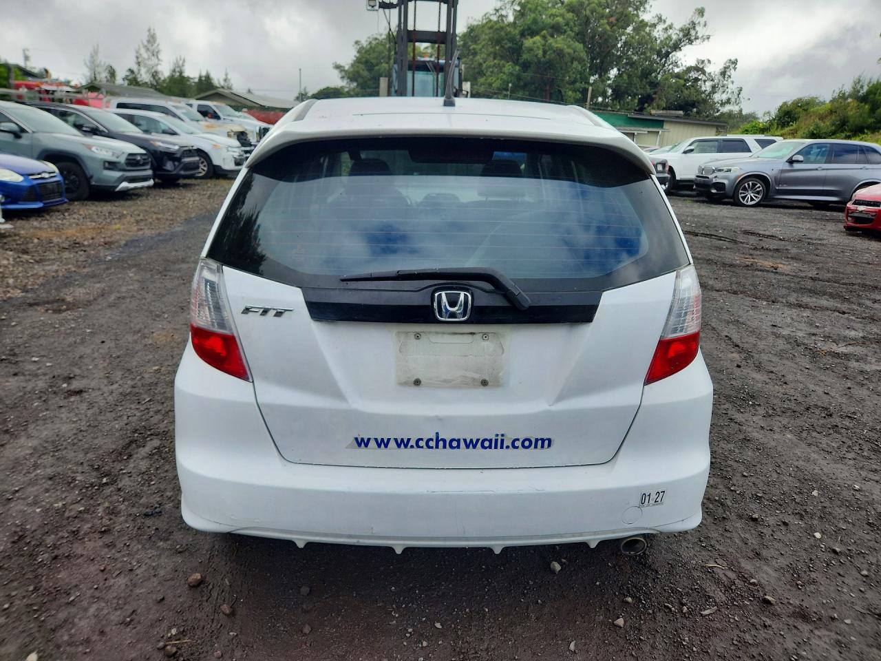 2012 Honda Fit Sport White vin: JHMGE8H52CC008102