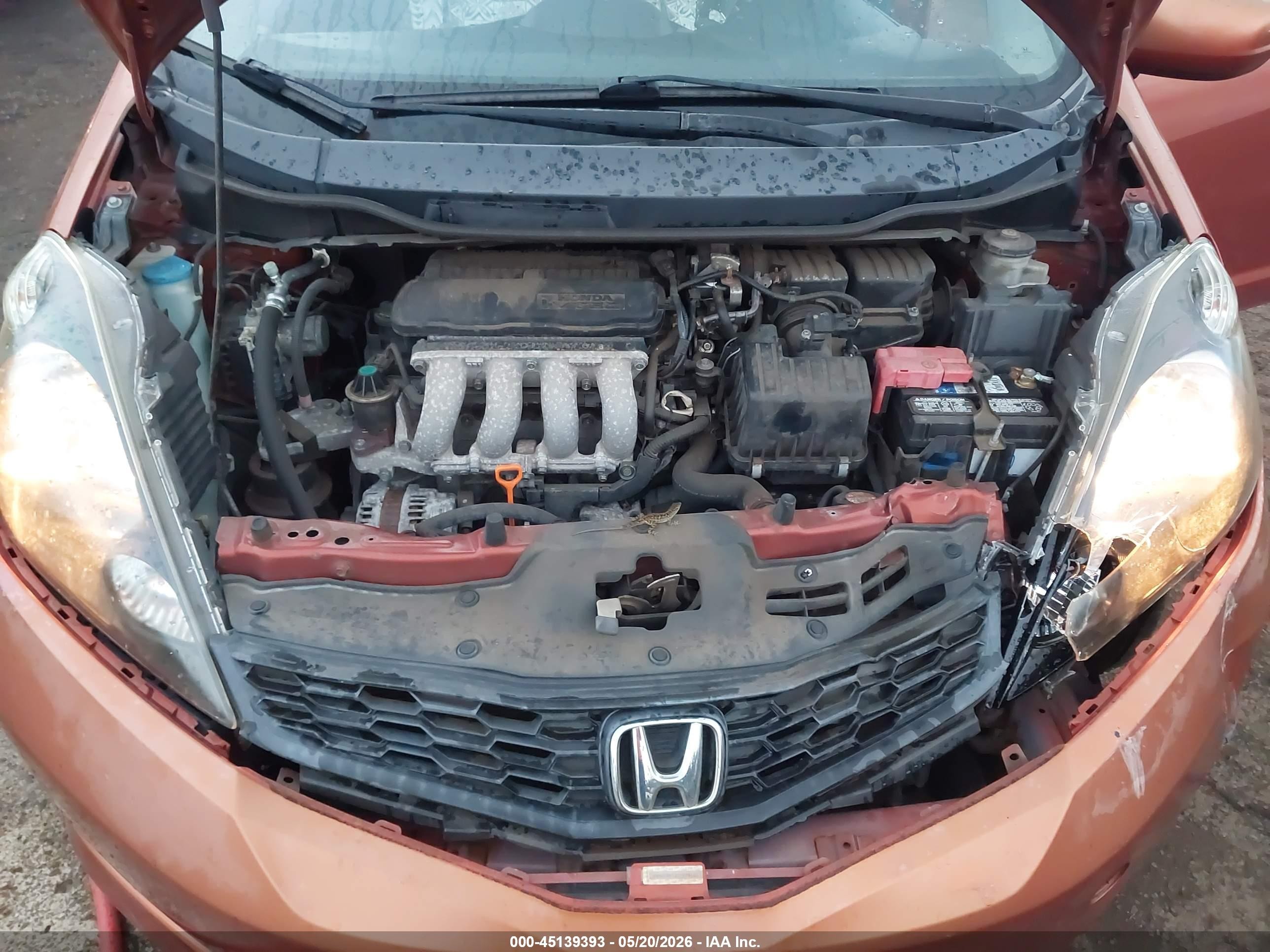 2012 Honda Fit Sport Orange vin: JHMGE8H52CC009122