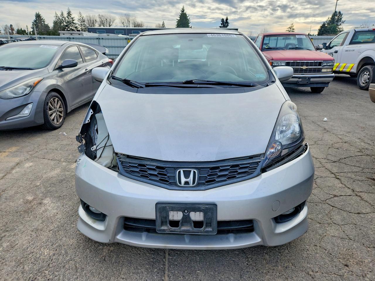 2012 Honda Fit Sport Серебряный vin: JHMGE8H52CC029791