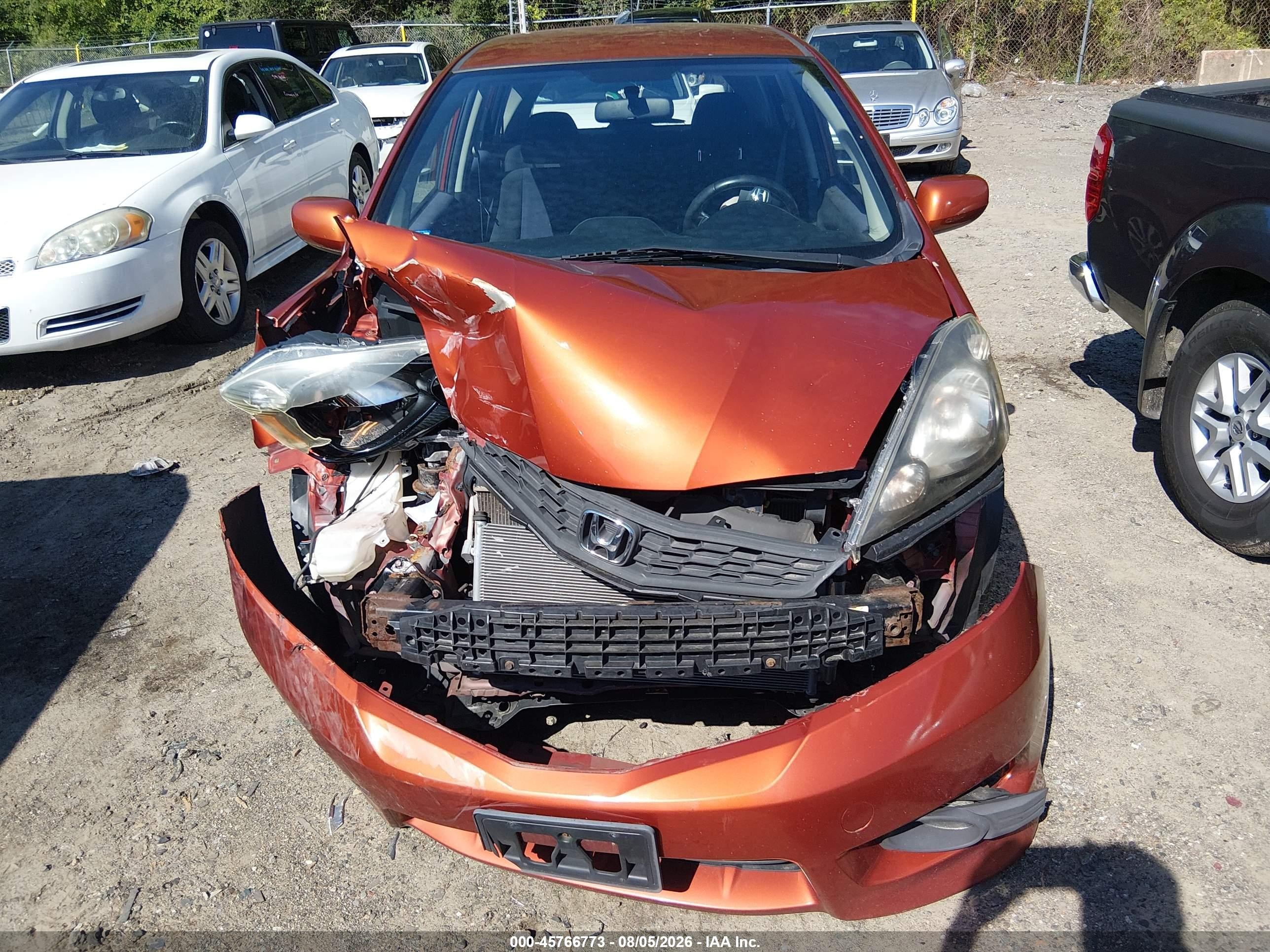 2012 Honda Fit Sport Orange vin: JHMGE8H52CC040211