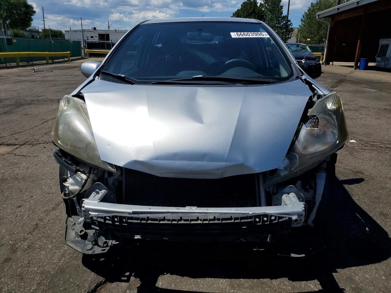 2013 Honda Fit Sport Silver vin: JHMGE8H52DC023412