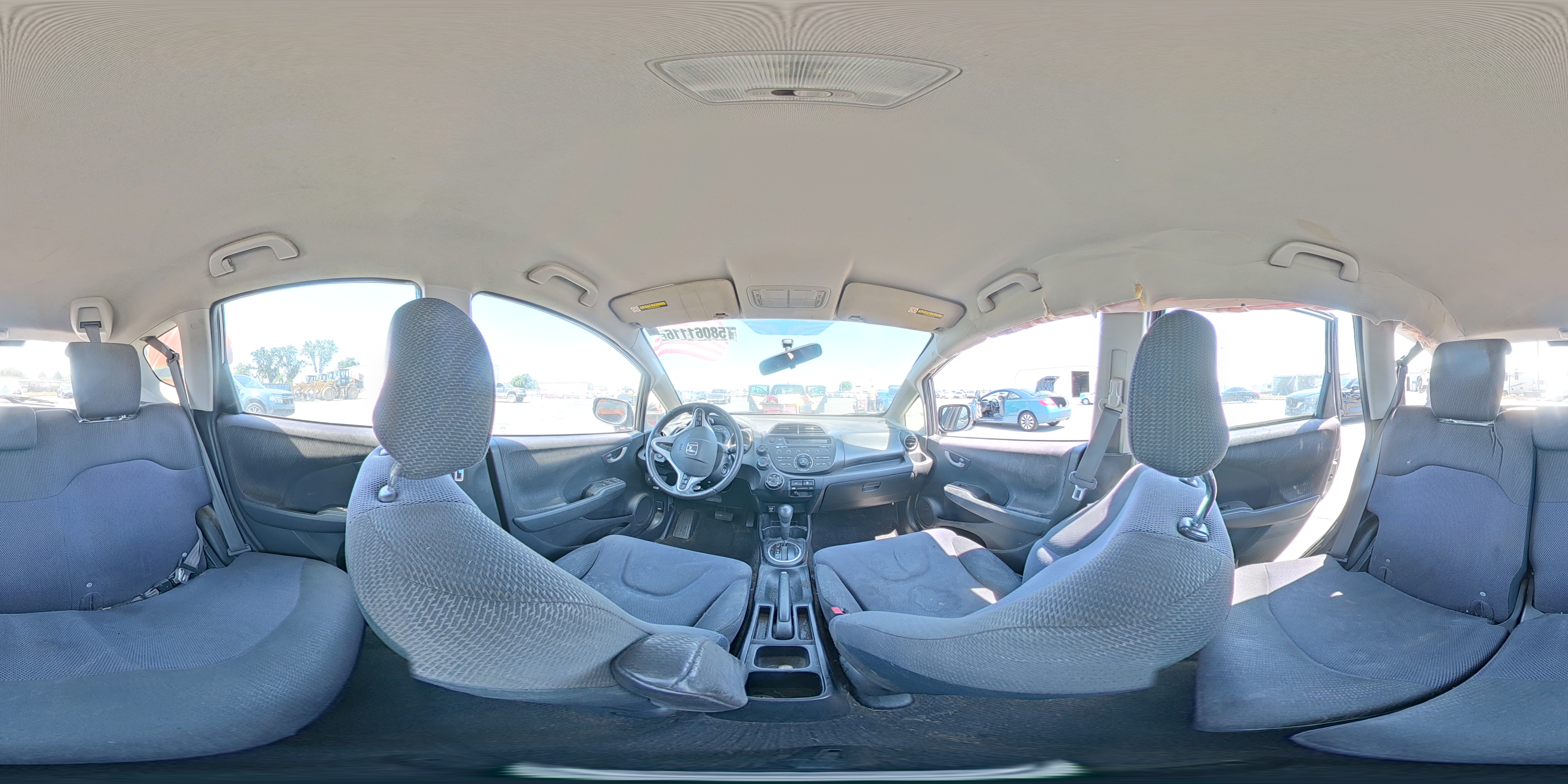 2013 Honda Fit Sport Gray vin: JHMGE8H52DC033745