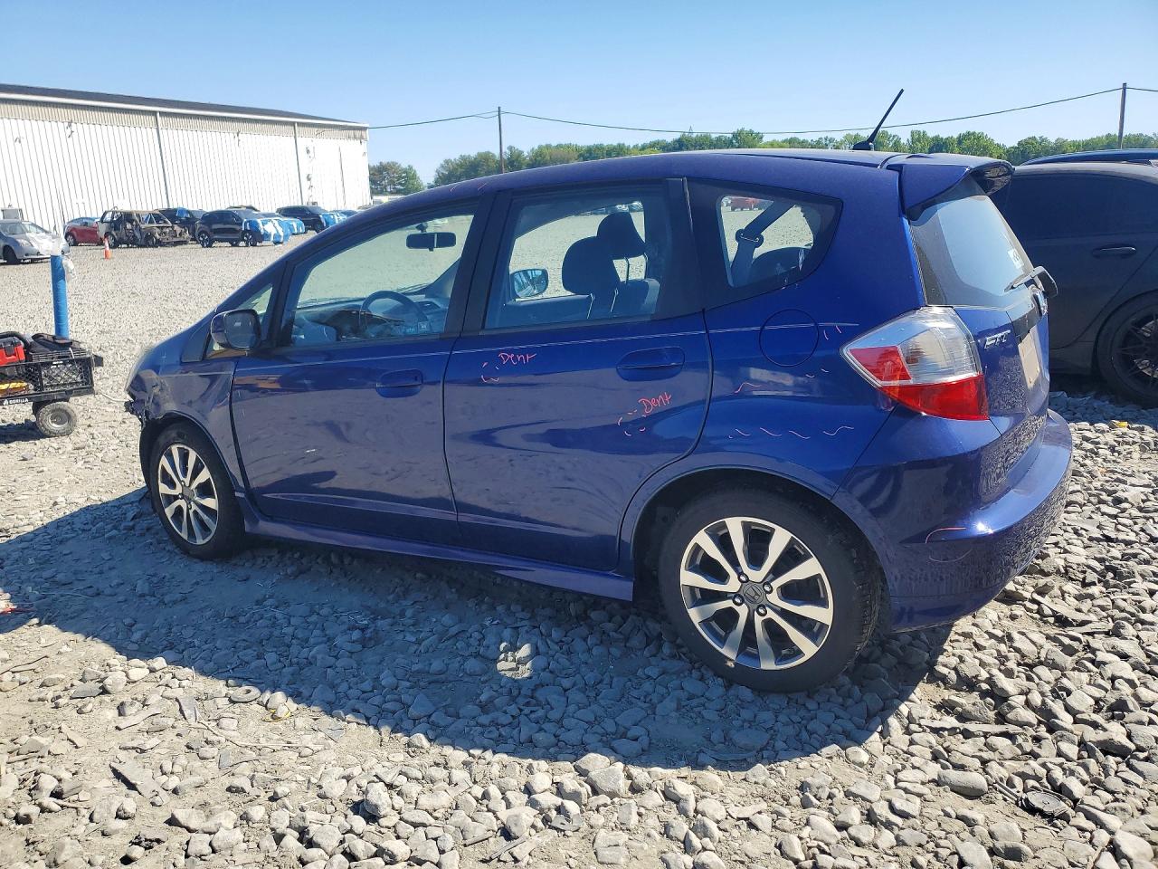 2013 Honda Fit Sport Синий vin: JHMGE8H52DC062470