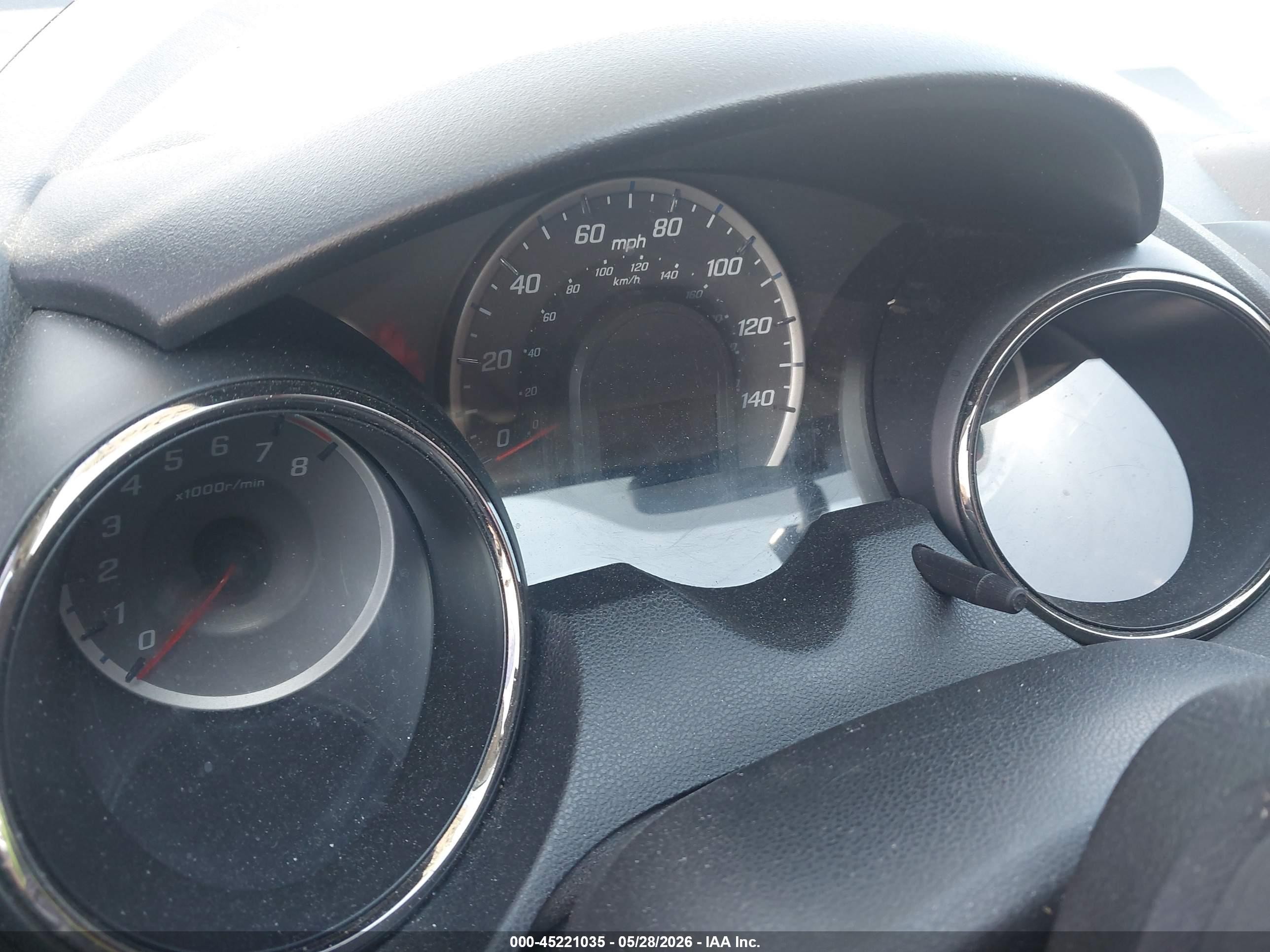 2013 Honda Fit Sport Серый vin: JHMGE8H52DC066129