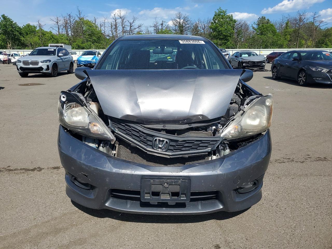 2013 Honda Fit Sport Gray vin: JHMGE8H52DC074828