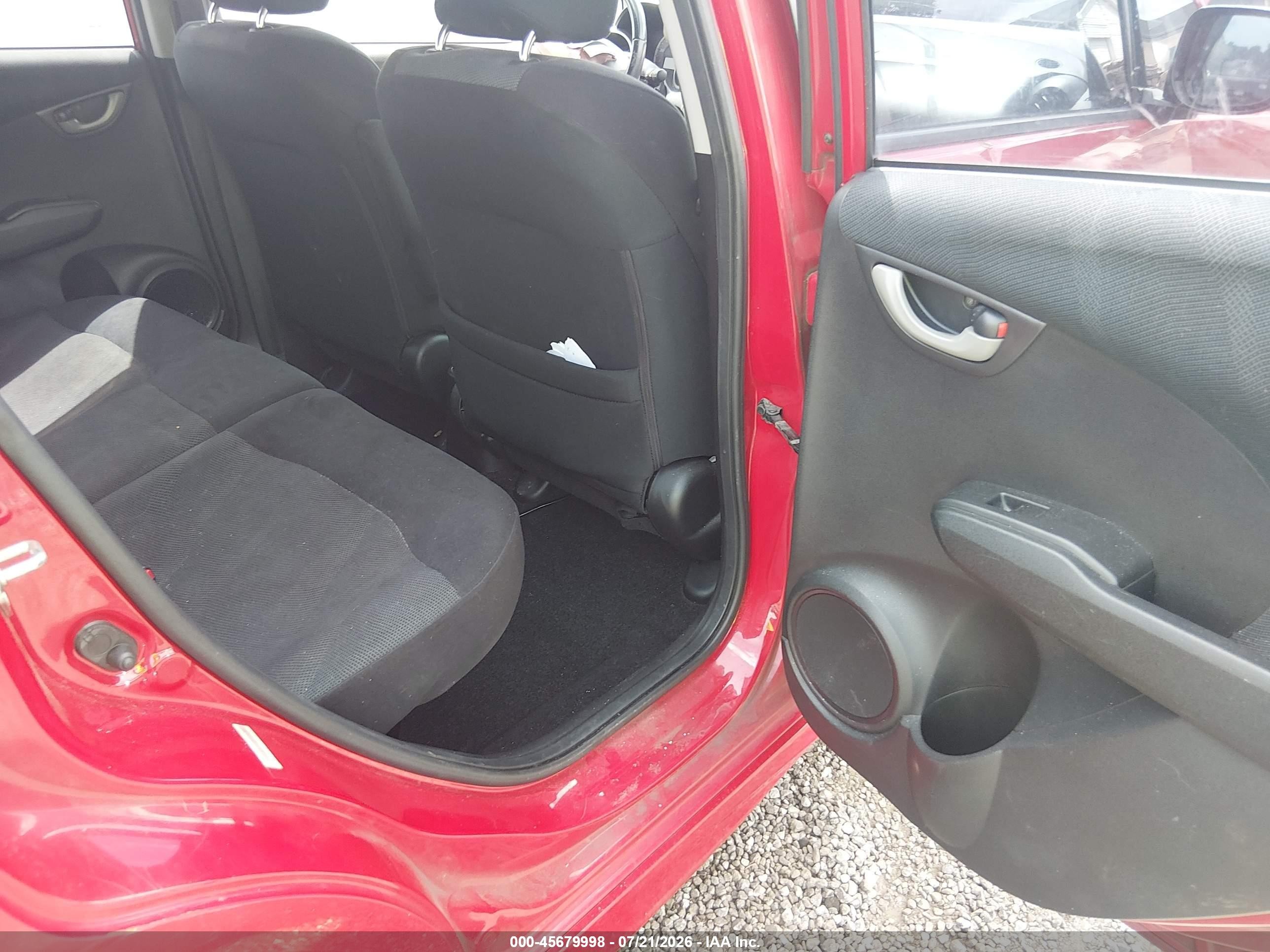 2011 Honda Fit Sport Red vin: JHMGE8H53BC000038