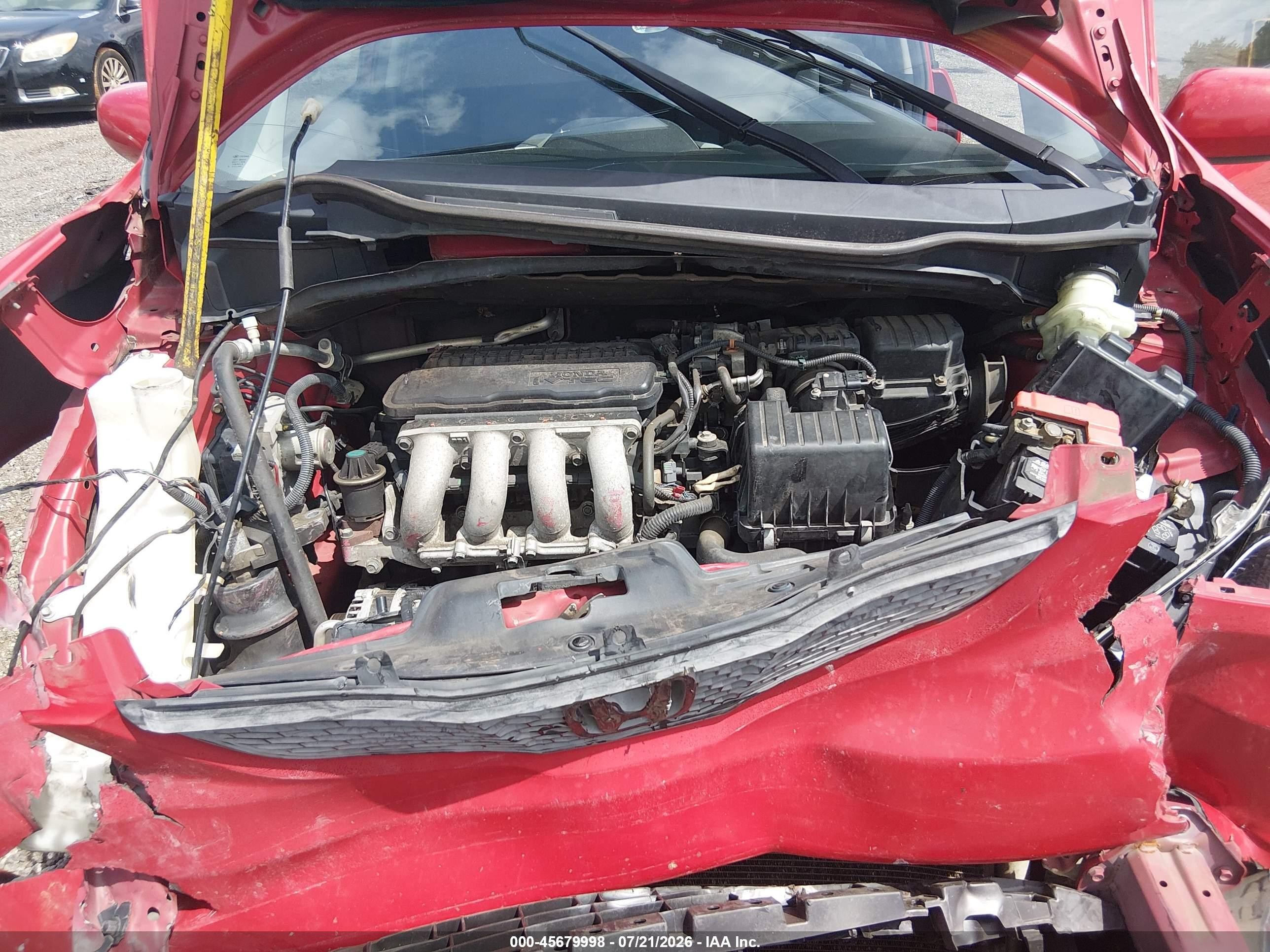 2011 Honda Fit Sport Red vin: JHMGE8H53BC000038