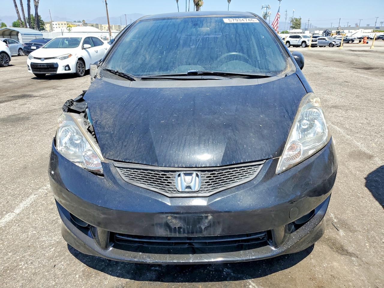 2011 Honda Fit Sport Black vin: JHMGE8H53BC004574