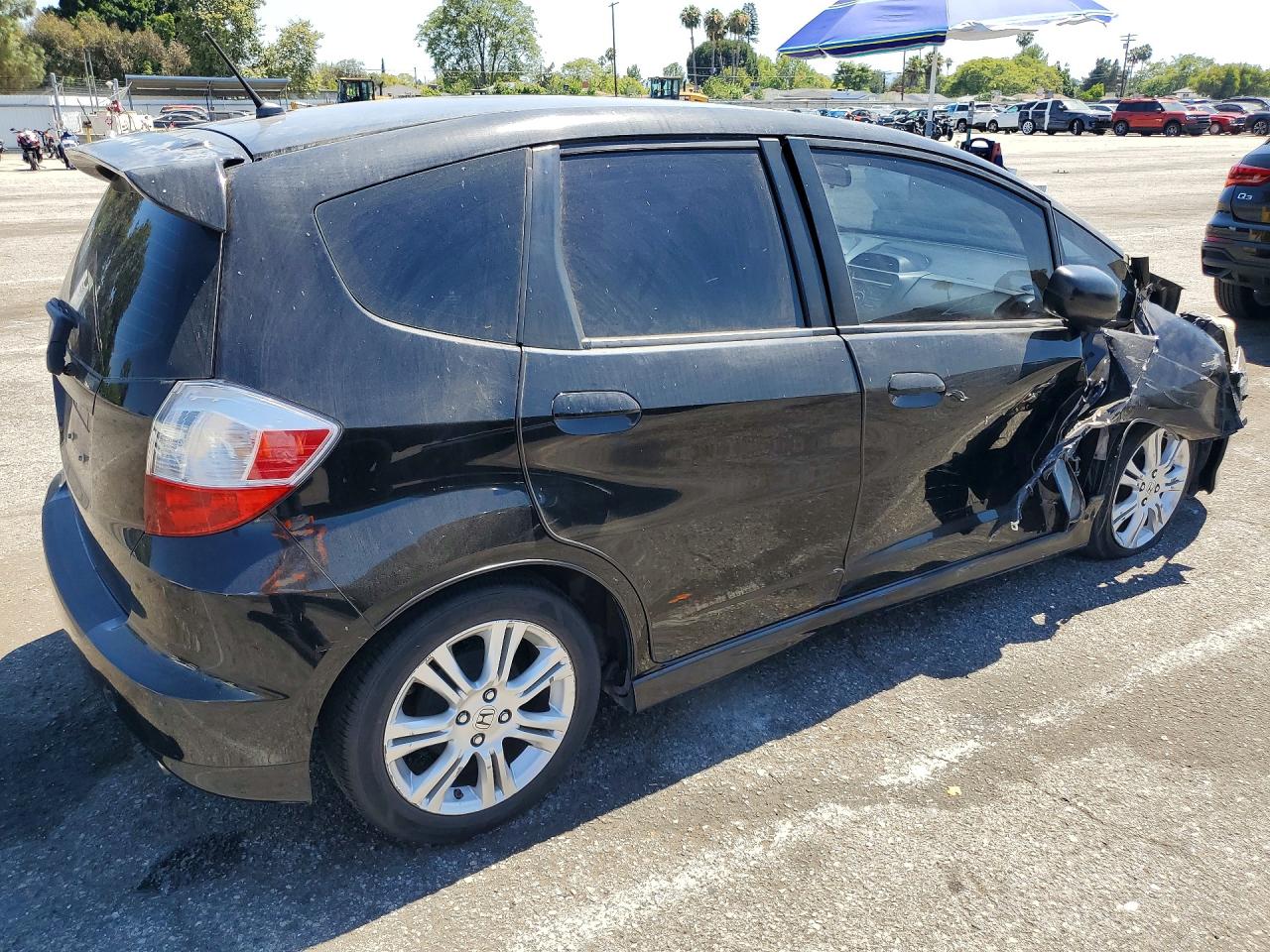 2011 Honda Fit Sport Black vin: JHMGE8H53BC004574