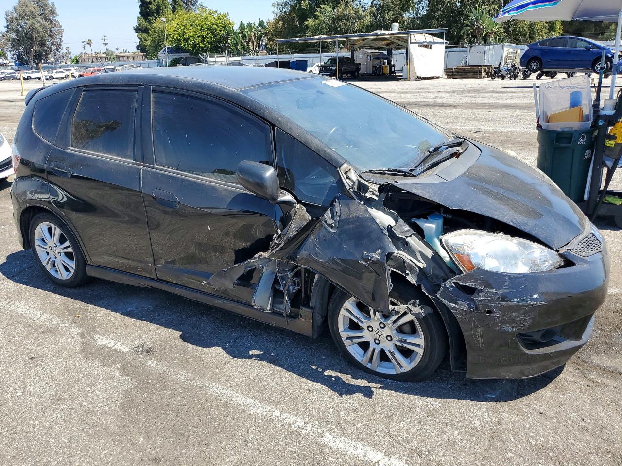 2011 Honda Fit Sport Black vin: JHMGE8H53BC004574